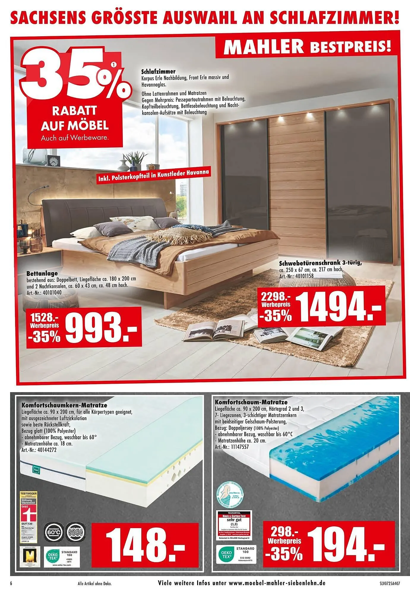 Möbel Mahler Prospekt von 13. August bis 26. August 2025 - Prospekt seite 6