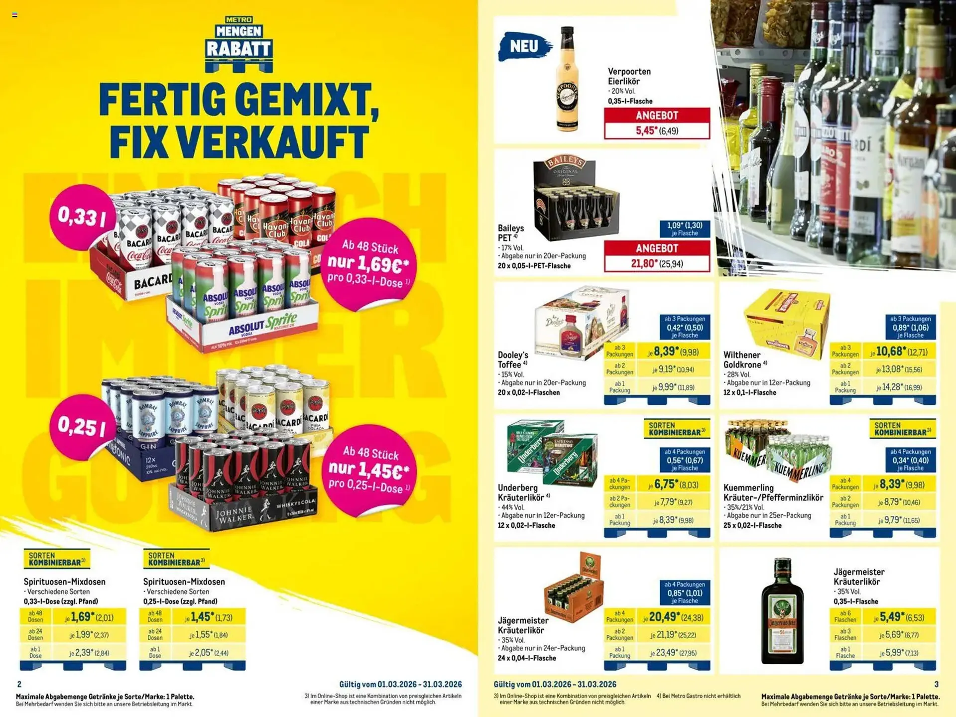 METRO Prospekt von 1. März bis 31. März 2026 - Prospekt seite 2