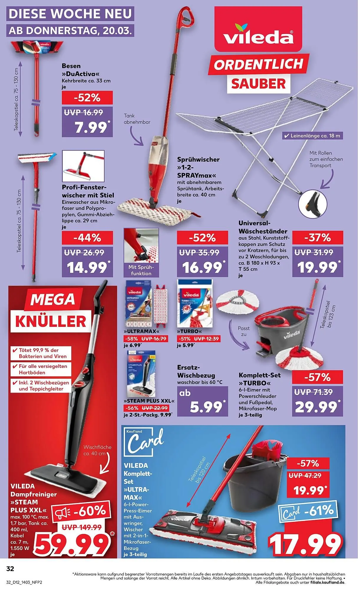 Kaufland Prospekt von 20. März bis 26. März 2025 - Prospekt seite 32