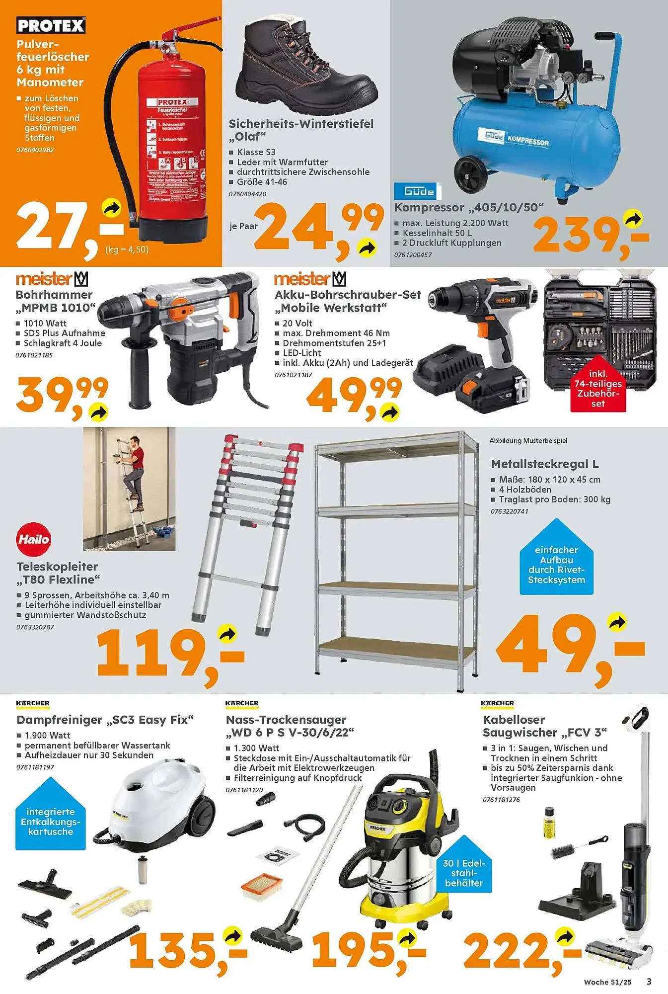 Globus Baumarkt Prospekt von 14. Dezember bis 20. Dezember 2025 - Prospekt seite 3