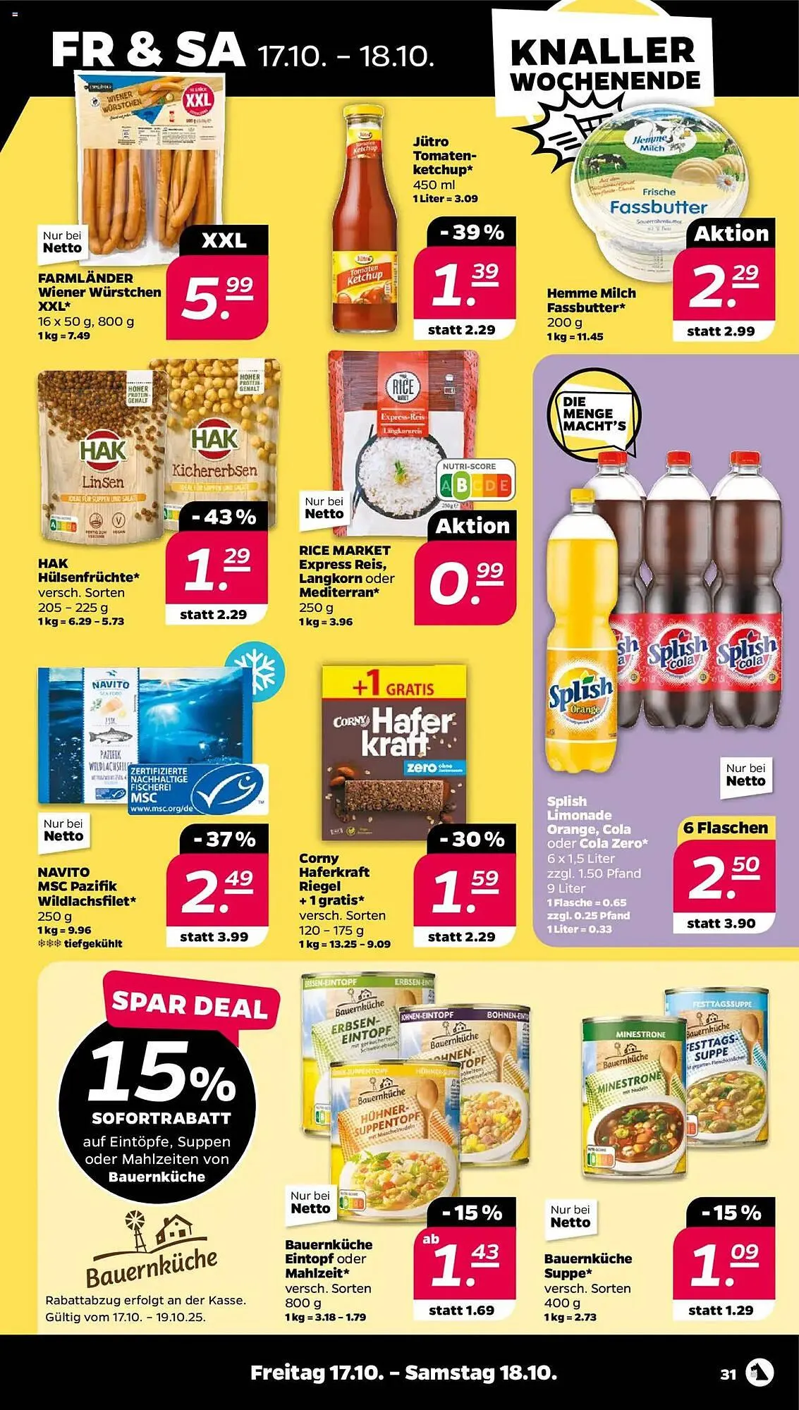 NETTO Prospekt von 13. Oktober bis 18. Oktober 2025 - Prospekt seite 31