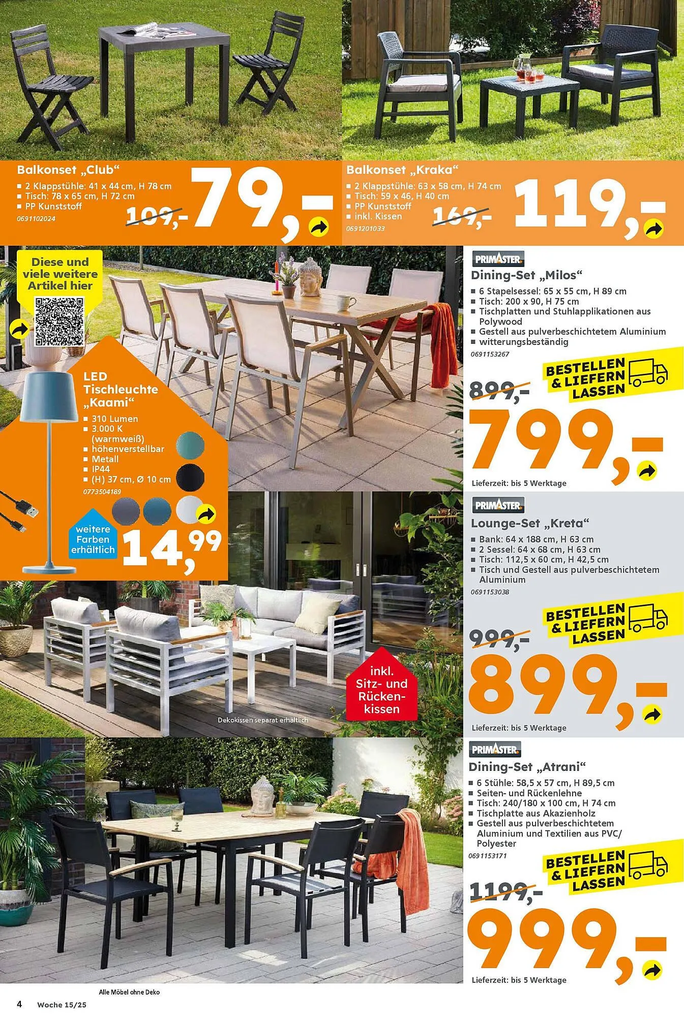 Globus Baumarkt Prospekt von 6. April bis 12. April 2025 - Prospekt seite 4