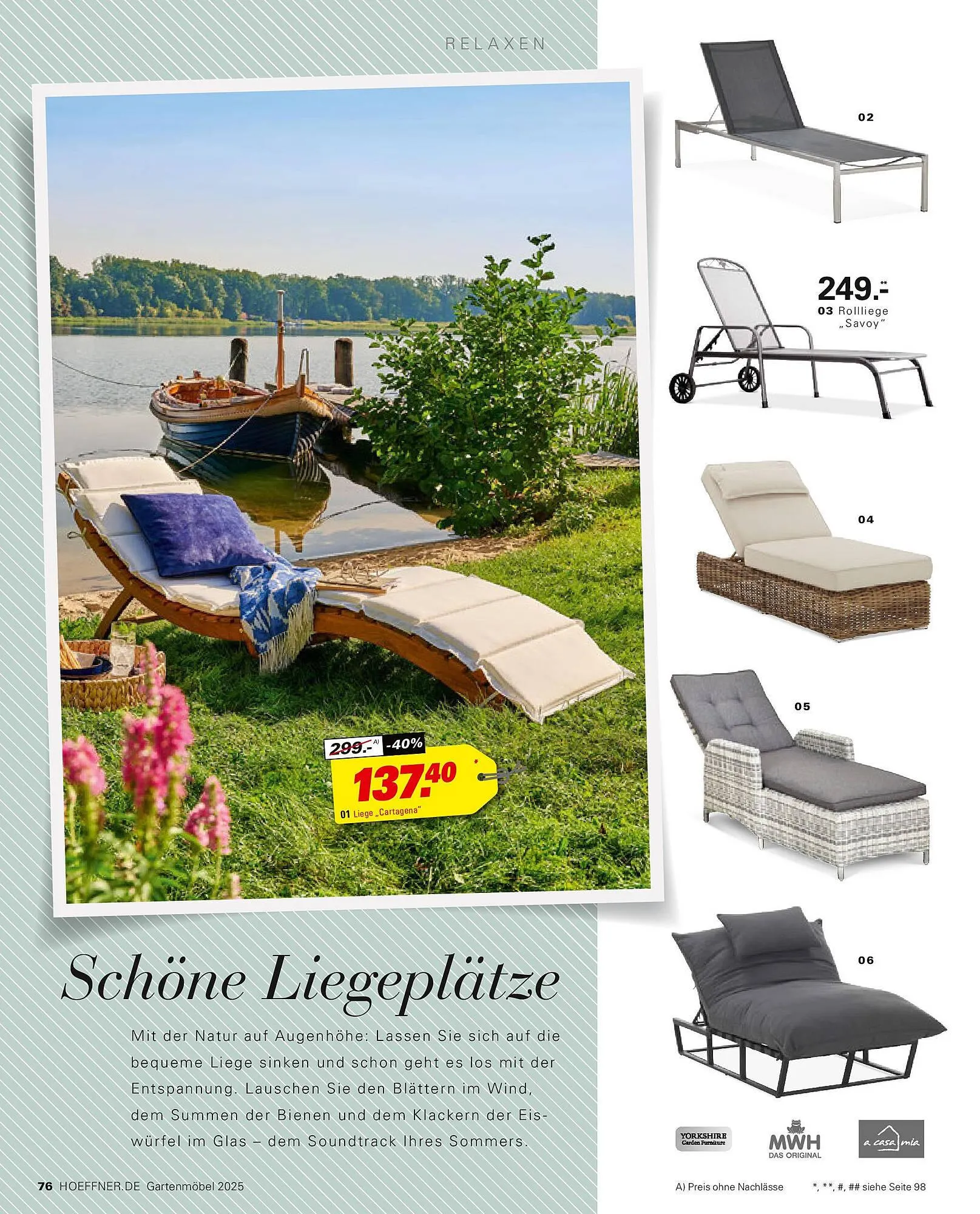Höffner Prospekt von 31. Januar bis 31. Juli 2025 - Prospekt seite 76