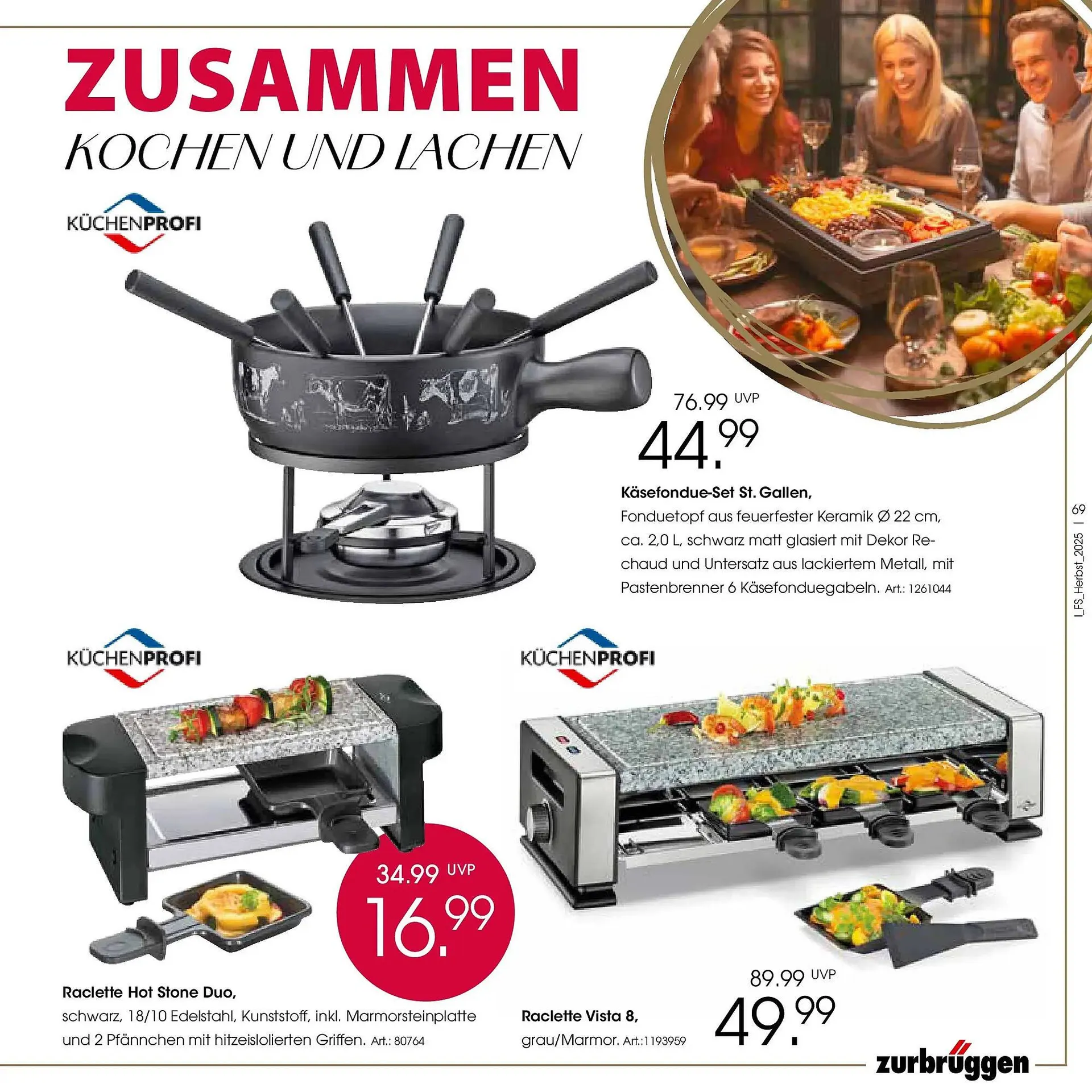 Zurbrüggen Prospekt von 19. Oktober bis 31. Januar 2026 - Prospekt seite 69