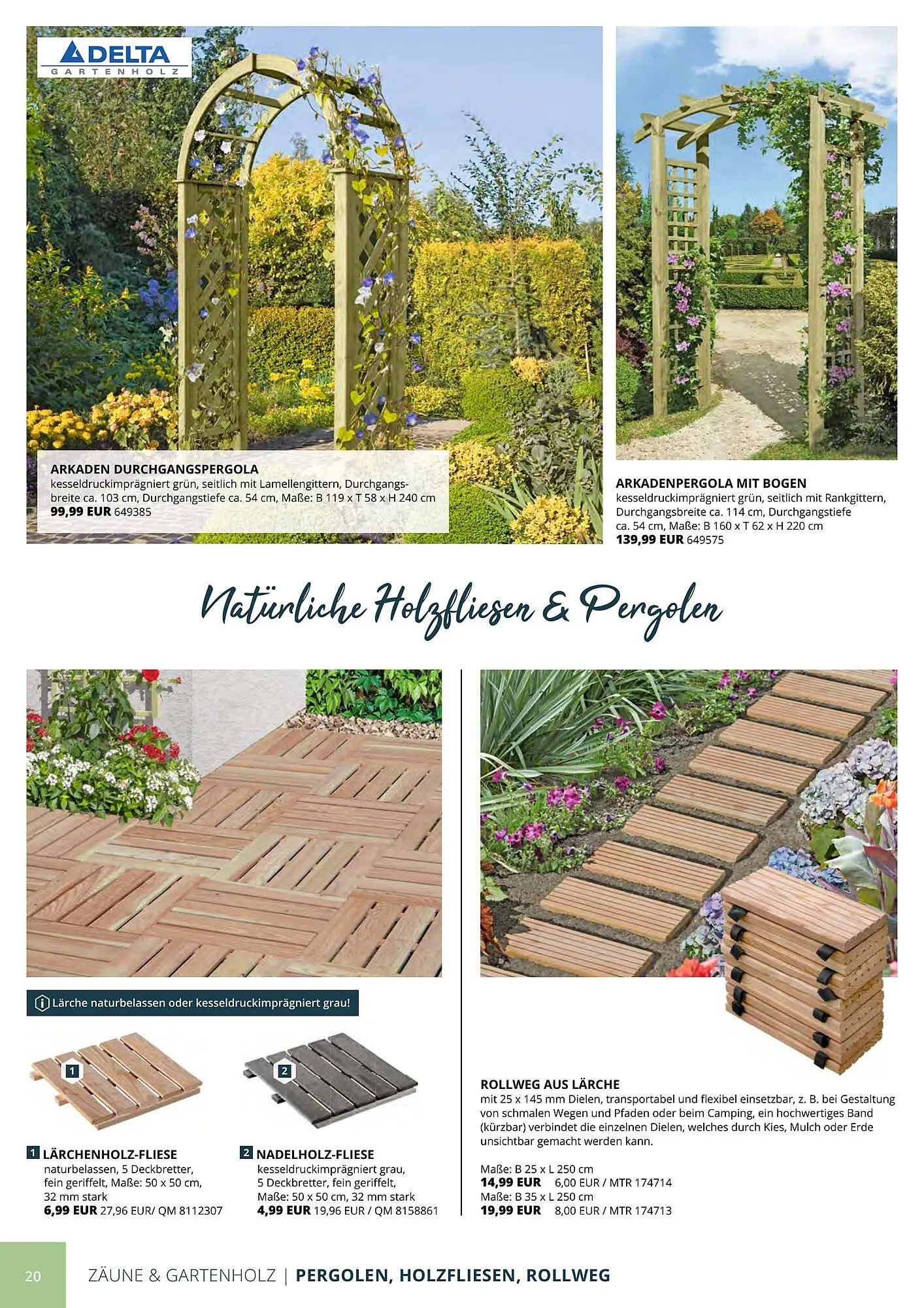 BBM Baumarkt Prospekt von 20. April bis 31. Dezember 2025 - Prospekt seite 20