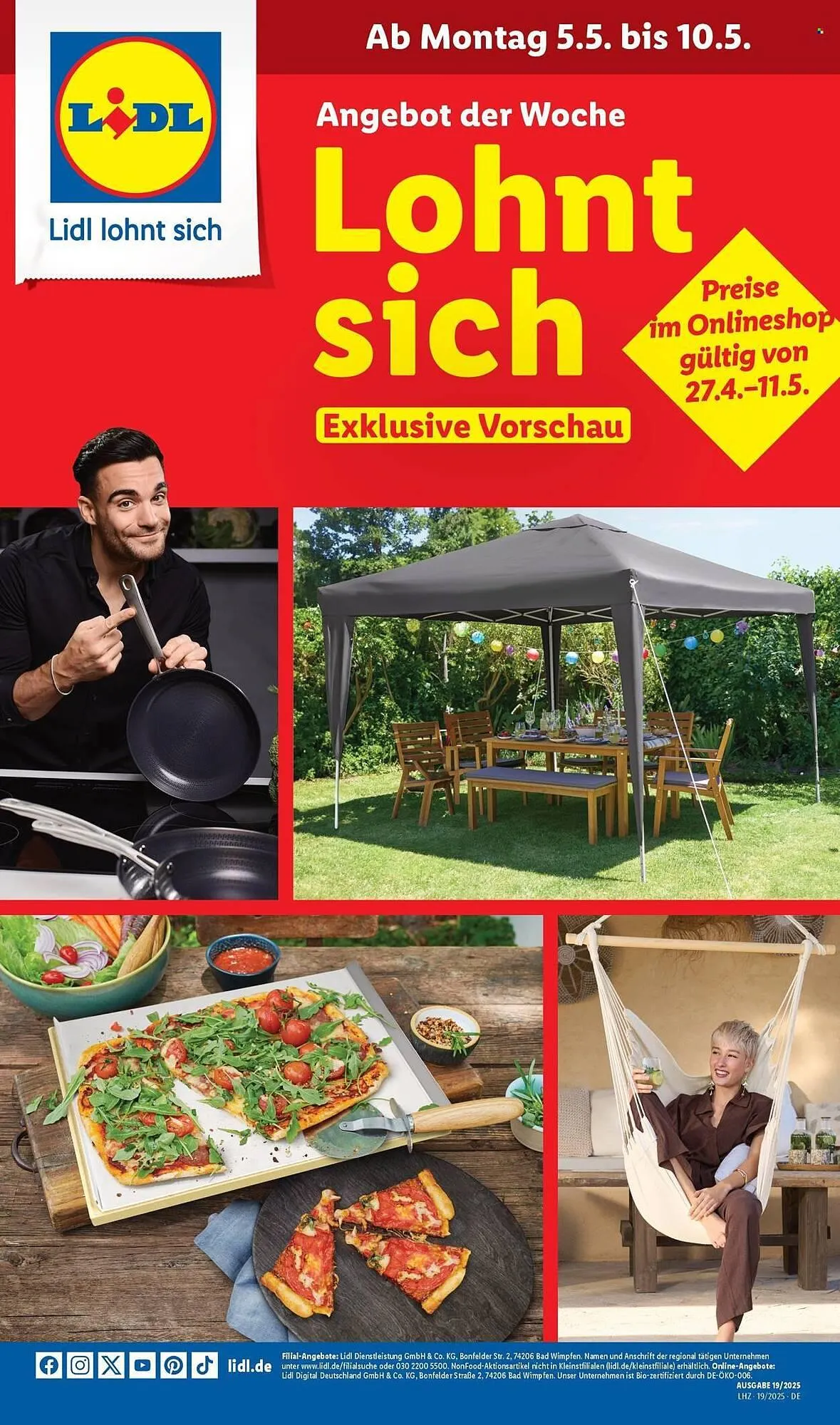 Lidl Prospekt von 5. Mai bis 10. Mai 2025 - Prospekt seite 1