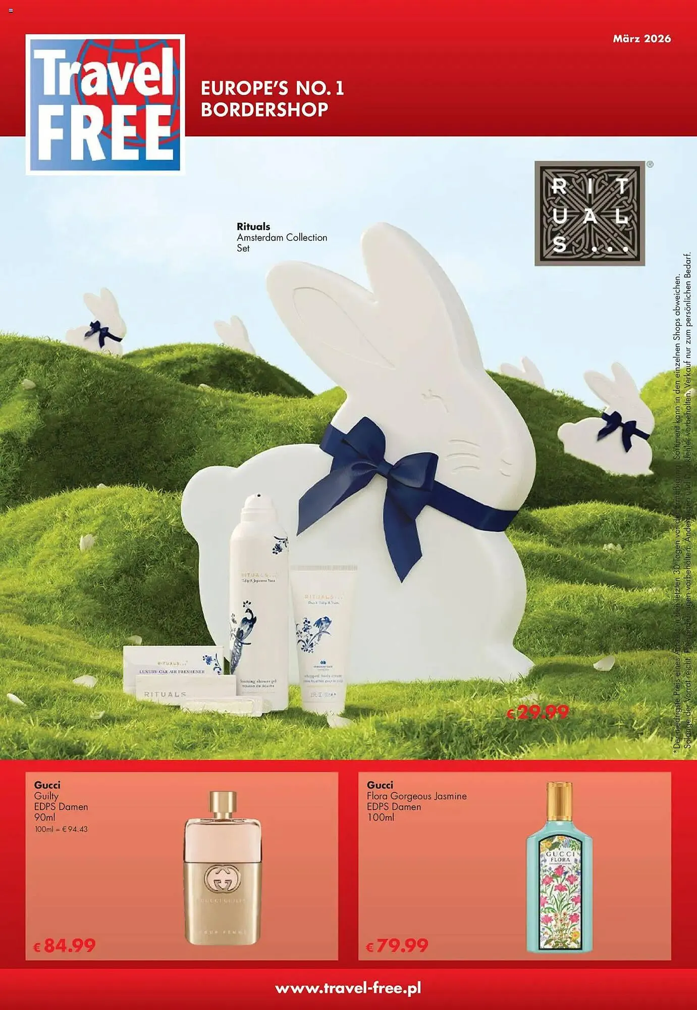 Travel Free Prospekt von 1. März bis 31. März 2026 - Prospekt seite 1