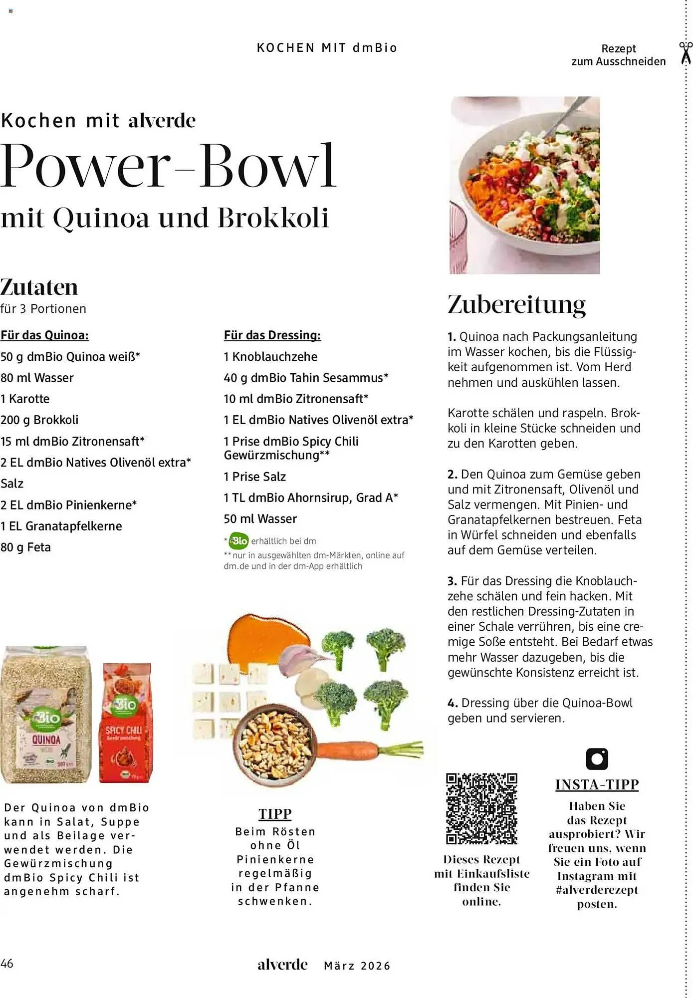 Dm drogerie Magazin von 1. März bis 31. März 2026 - Prospekt seite 46