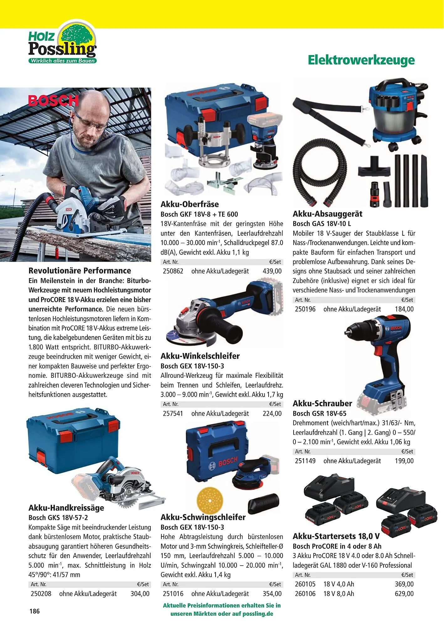 Holz Possling Prospekt von 1. April bis 31. Juli 2026 - Prospekt seite 186