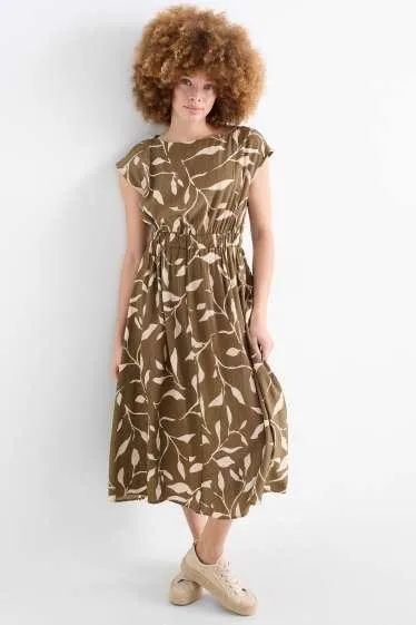 Fit & flare dress - patterned