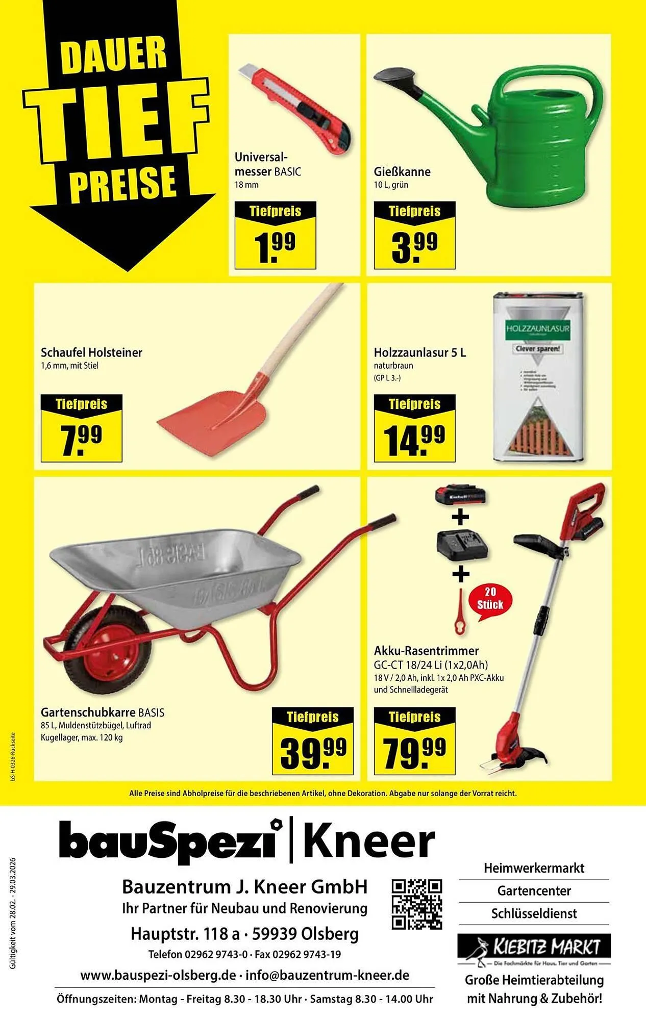 BauSpezi Prospekt von 5. März bis 29. März 2026 - Prospekt seite 6