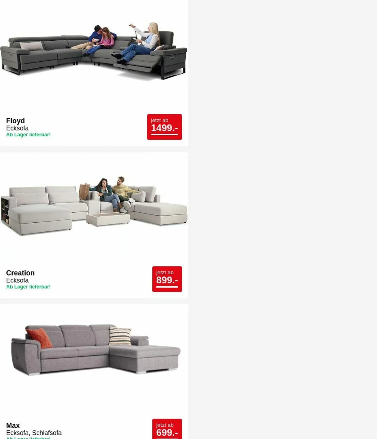 Seats and Sofas Aktueller Prospekt von 24. März bis 2. April 2025 - Prospekt seite 7