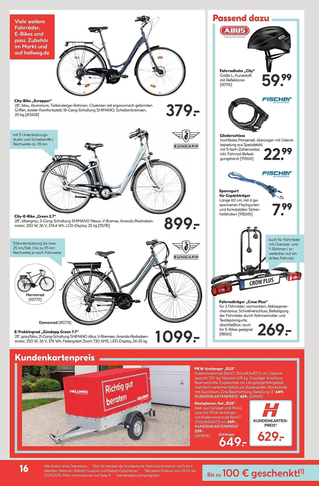 Hellweg Prospekt von 22. April bis 26. April 2025 - Prospekt seite 18