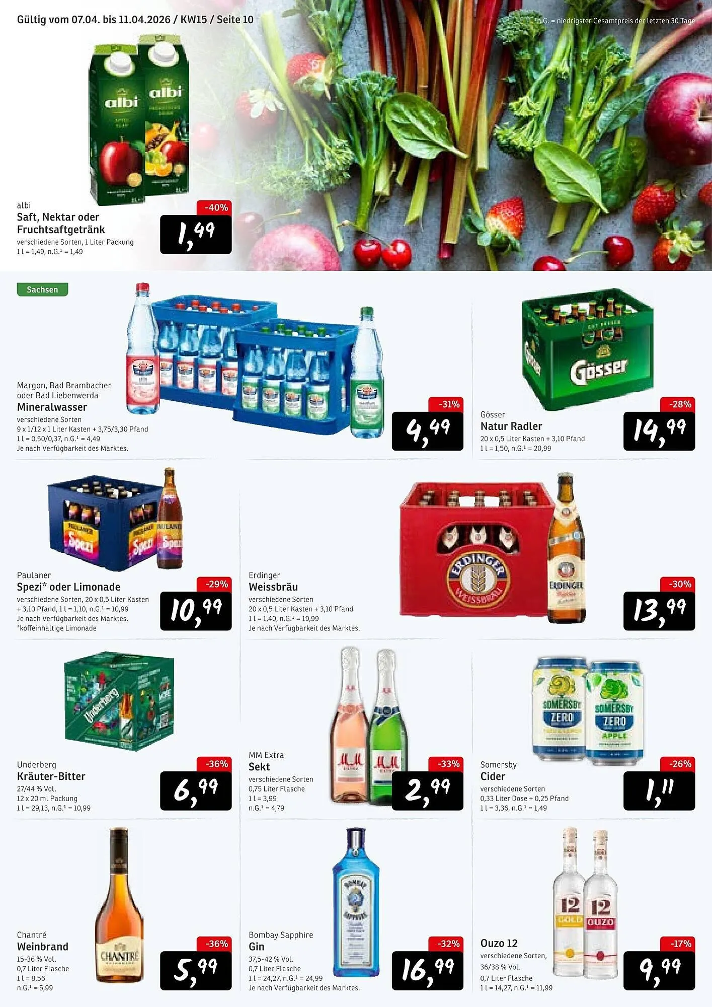 KONSUM Prospekt von 7. April bis 11. April 2026 - Prospekt seite 10