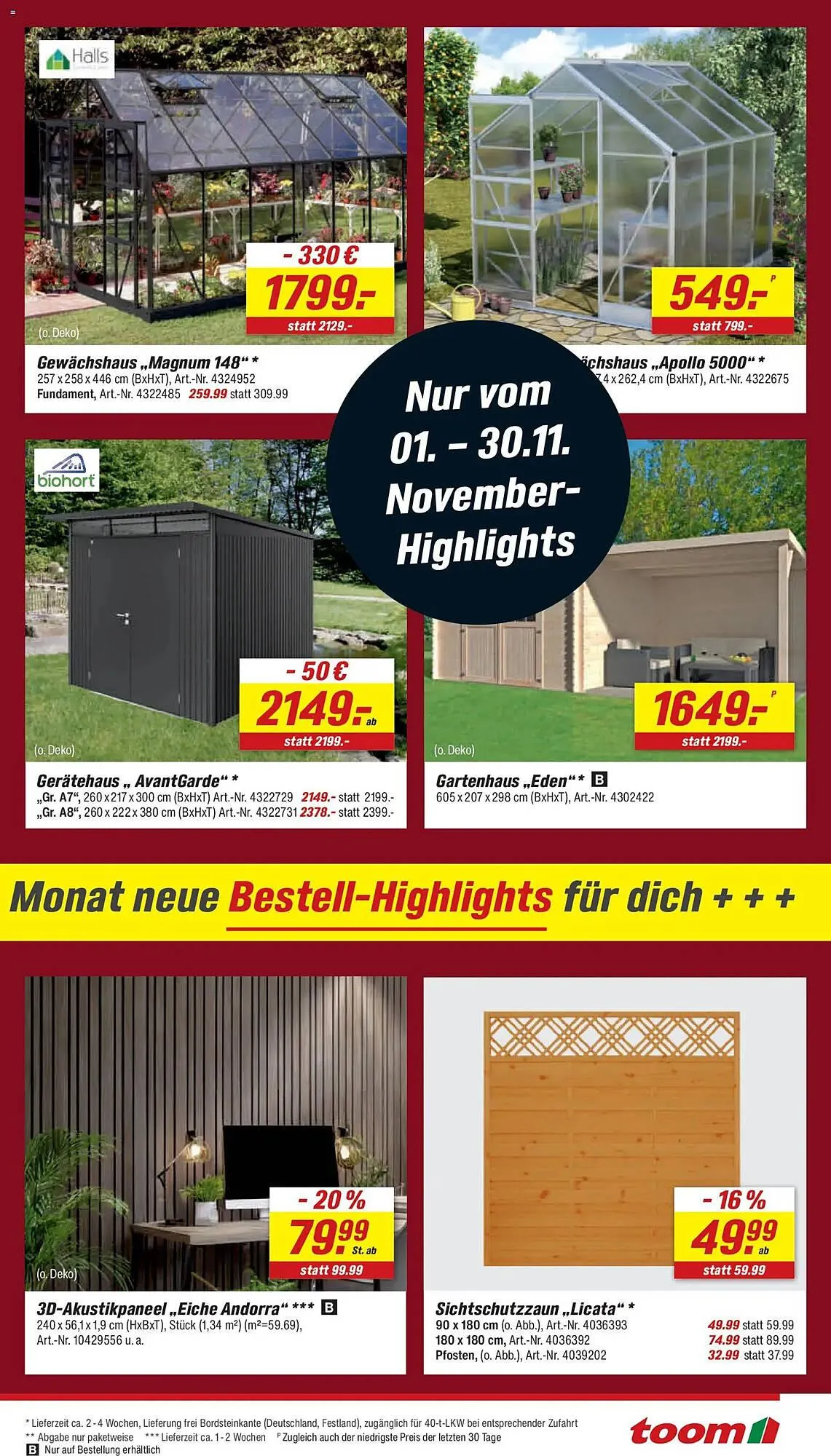 Toom Baumarkt Prospekt von 15. November bis 21. November 2025 - Prospekt seite 5