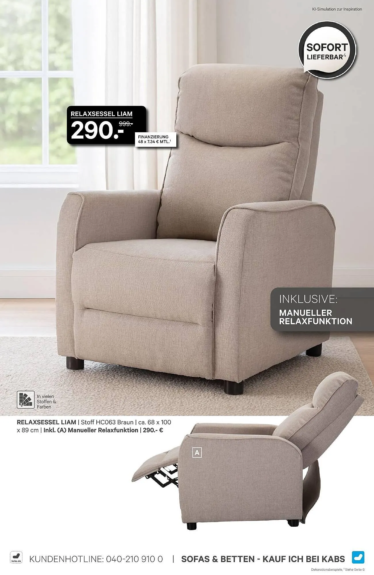 Kabs Polsterwelt Prospekt von 27. Februar bis 25. März 2026 - Prospekt seite 25