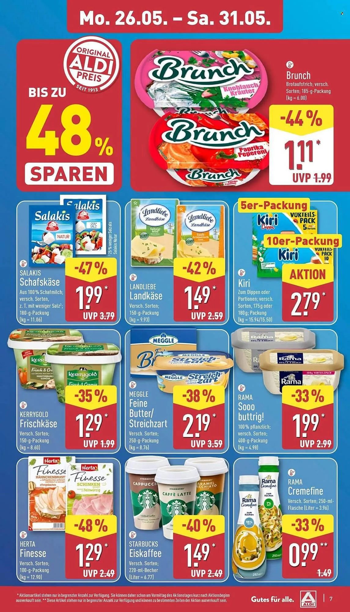 Aldi Nord Prospekt von 26. Mai bis 31. Mai 2025 - Prospekt seite 7