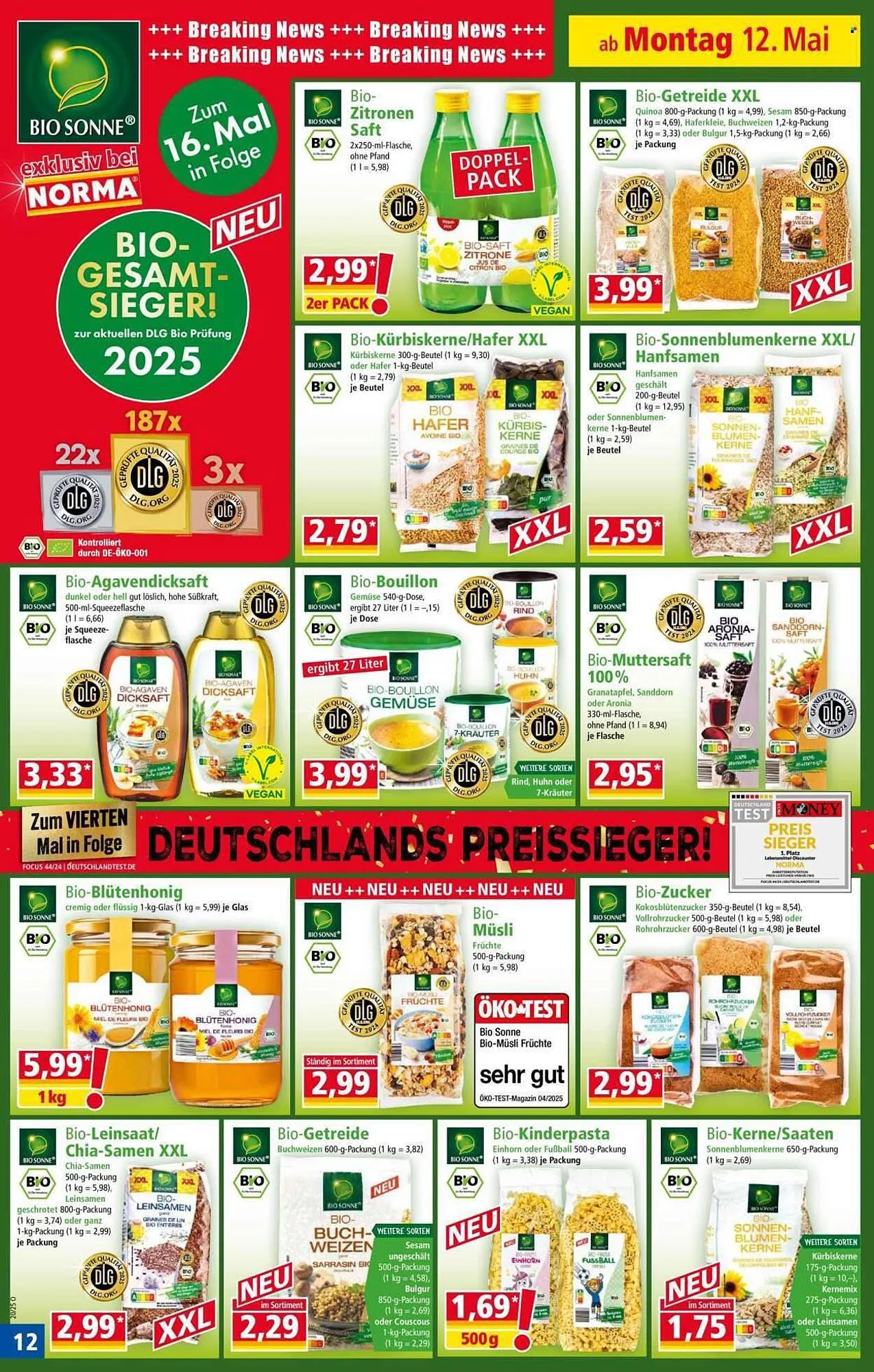 Norma Prospekt von 12. Mai bis 18. Mai 2025 - Prospekt seite 12
