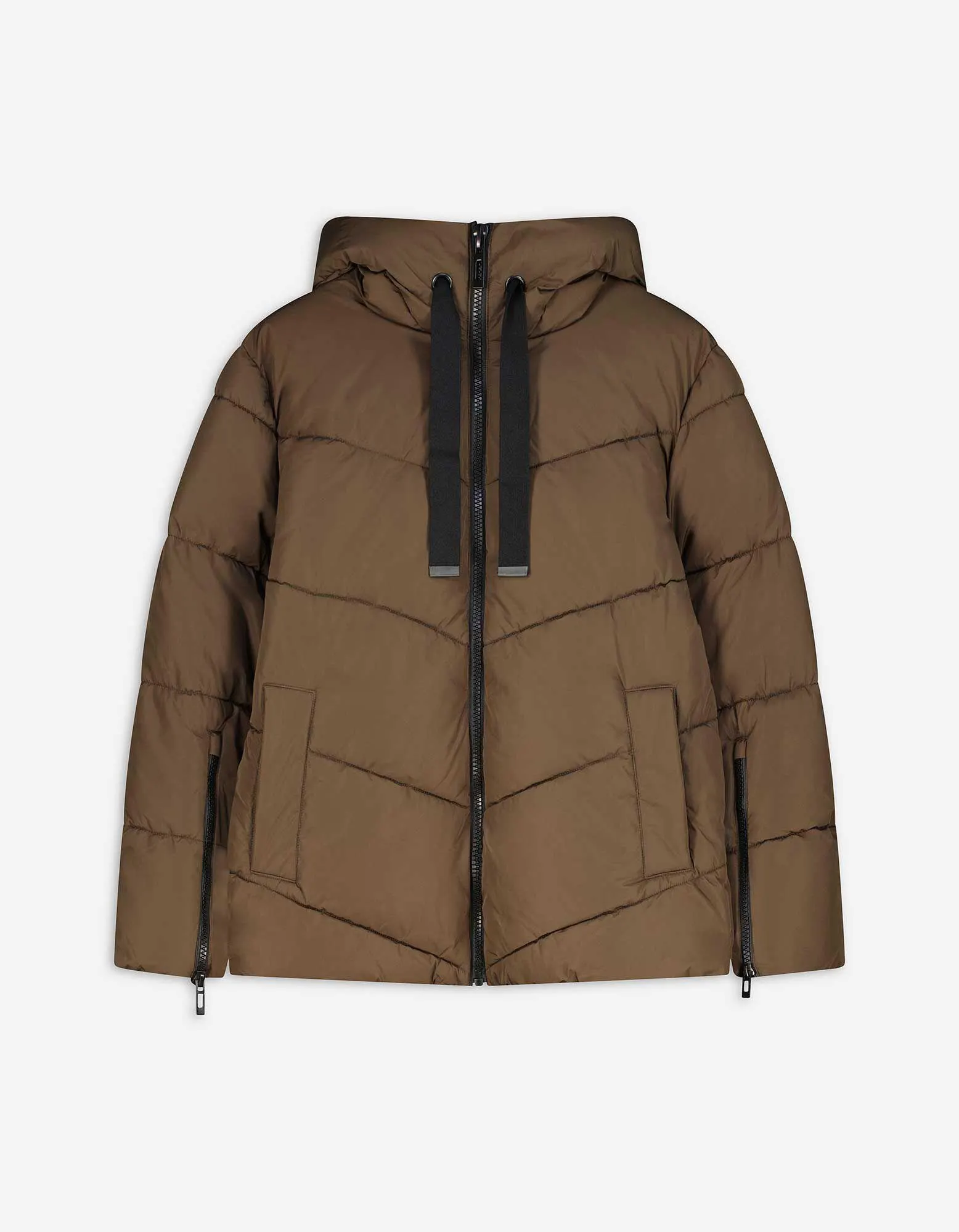 Steppjacke - Atmungsaktiv - dunkelbraun