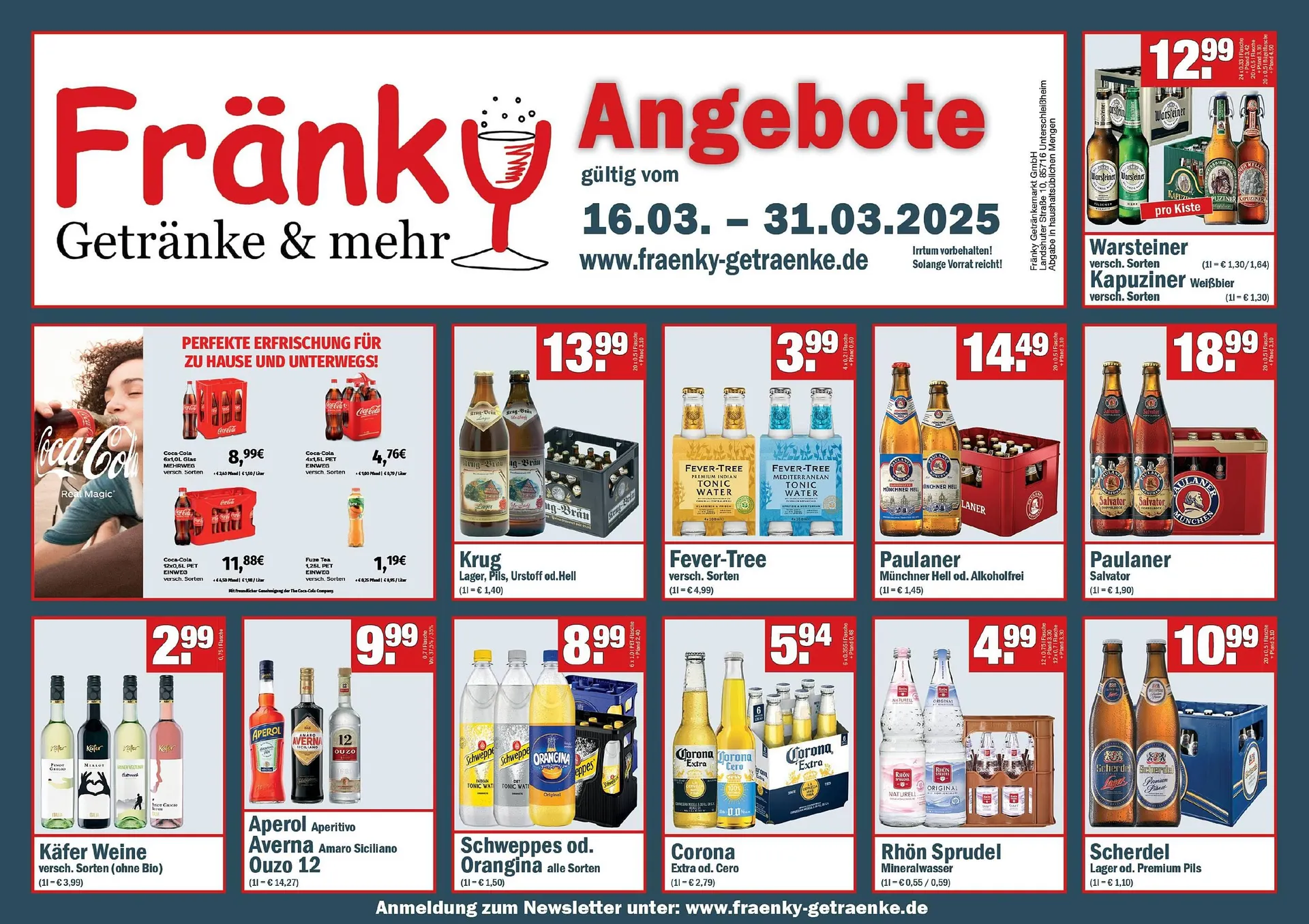 Fränky Getränke Prospekt - 1