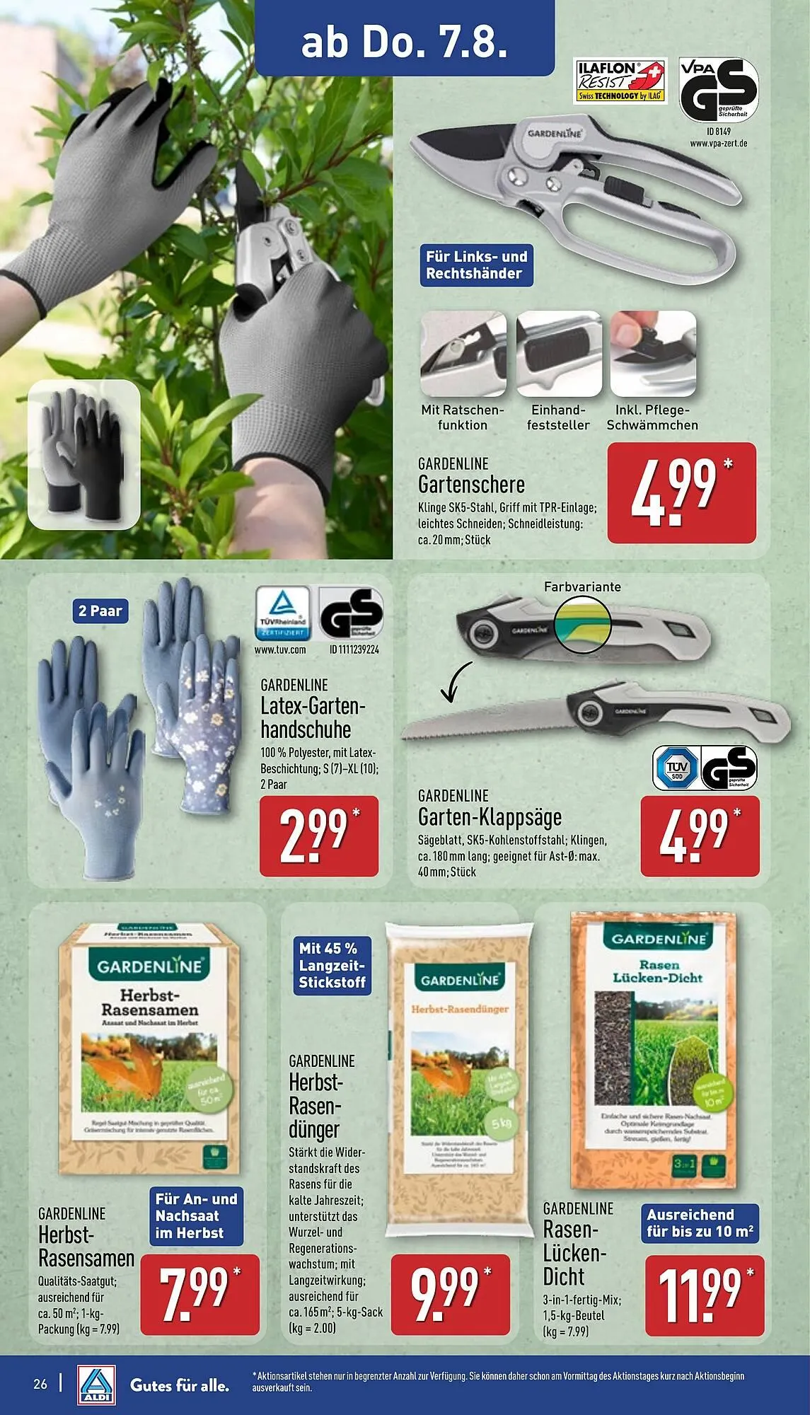 Aldi Nord Prospekt von 4. August bis 9. August 2025 - Prospekt seite 26