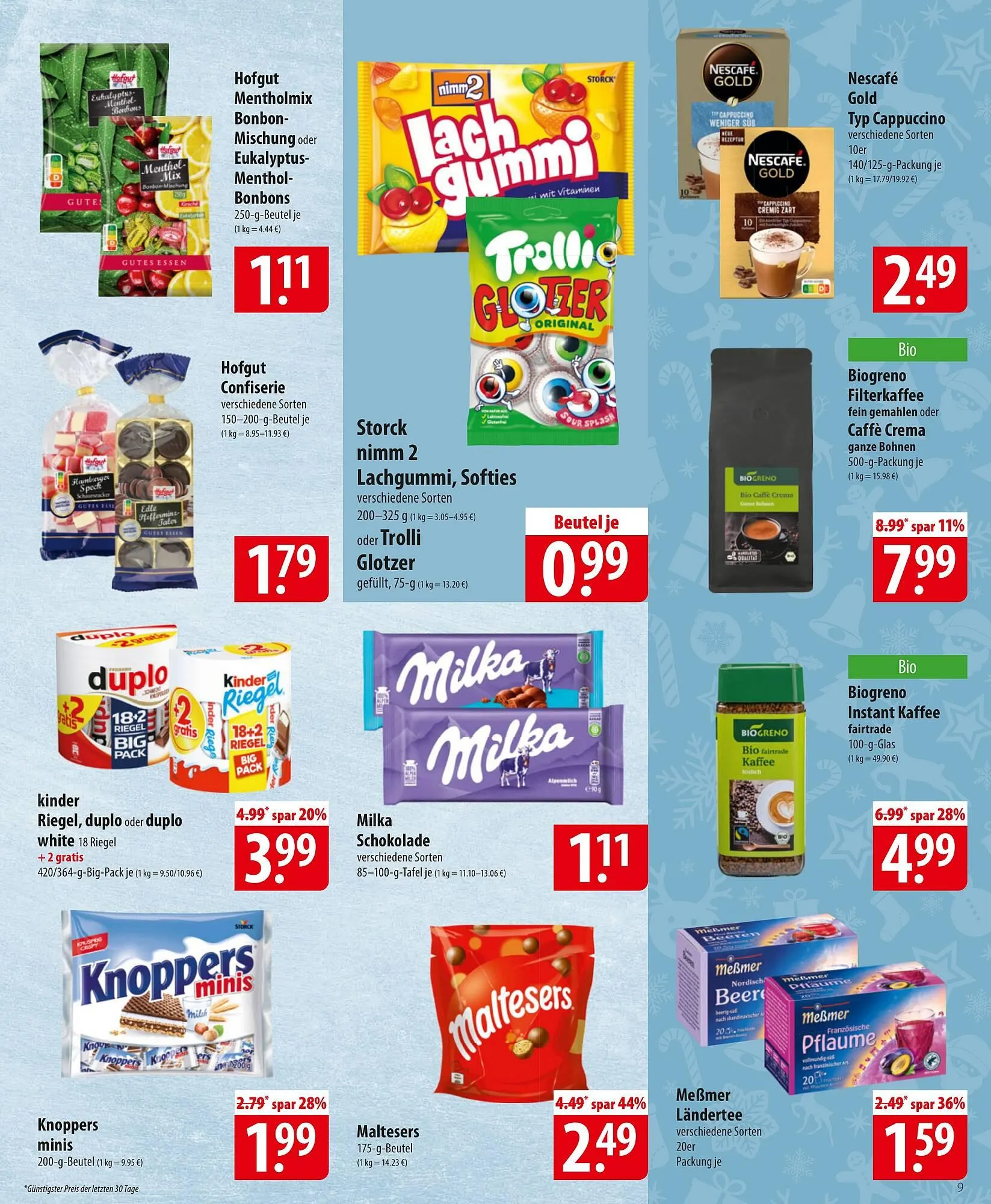 Famila Nord Ost Prospekt von 8. Dezember bis 13. Dezember 2025 - Prospekt seite 9