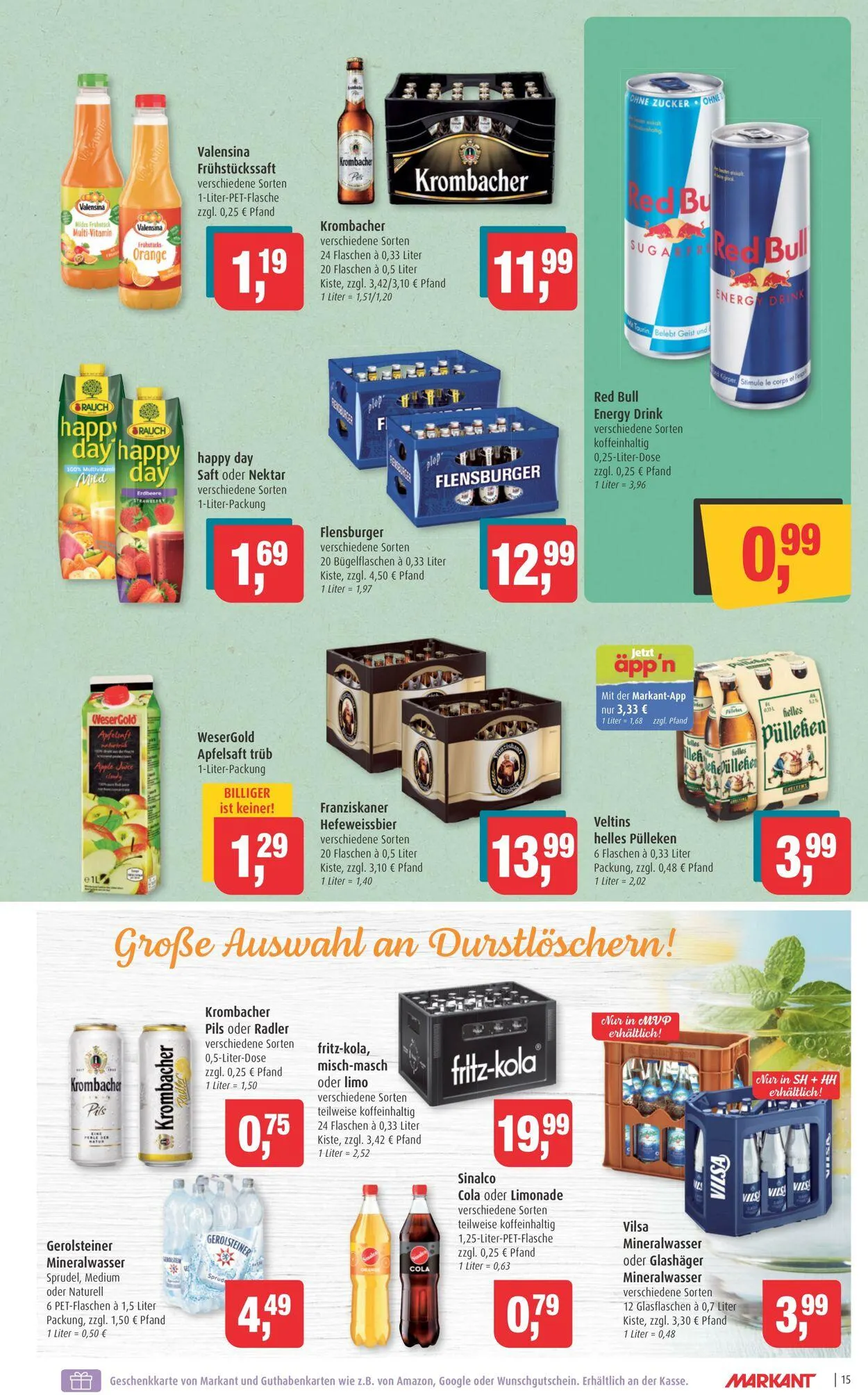 Markant Aktueller Prospekt von 2. August bis 16. August 2025 - Prospekt seite 15