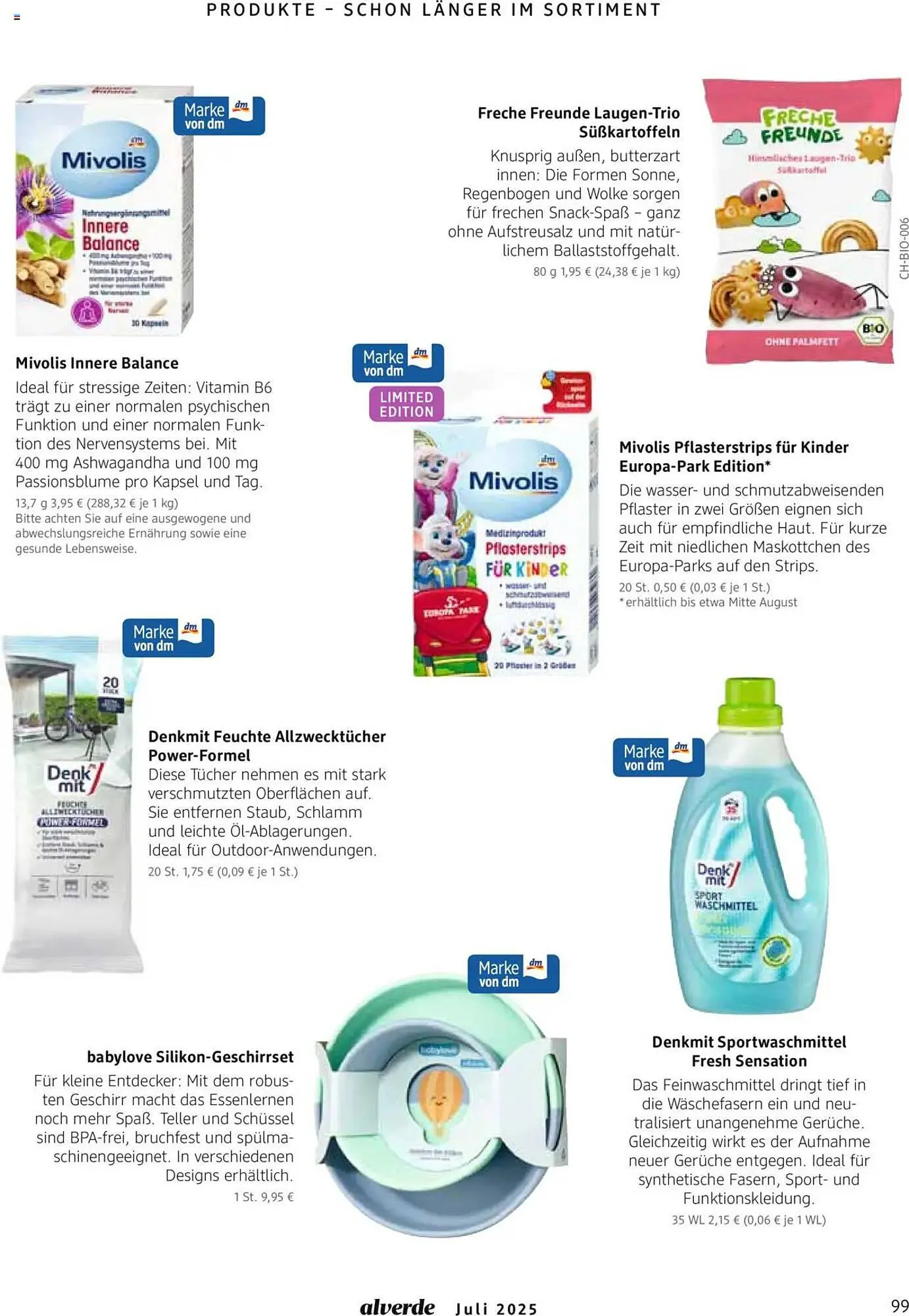 dm drogerie Prospekt von 1. Juli bis 31. Juli 2025 - Prospekt seite 99
