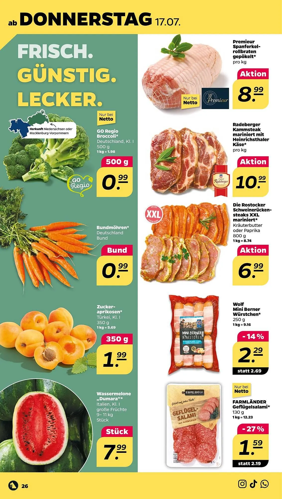 NETTO Prospekt von 14. Juli bis 19. Juli 2025 - Prospekt seite 28