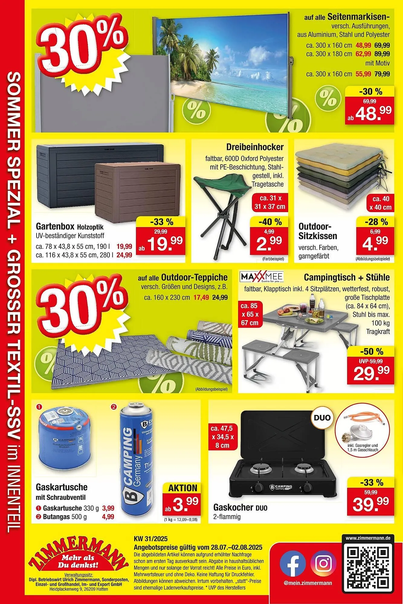 Zimmermann Prospekt von 28. Juli bis 2. August 2025 - Prospekt seite 14