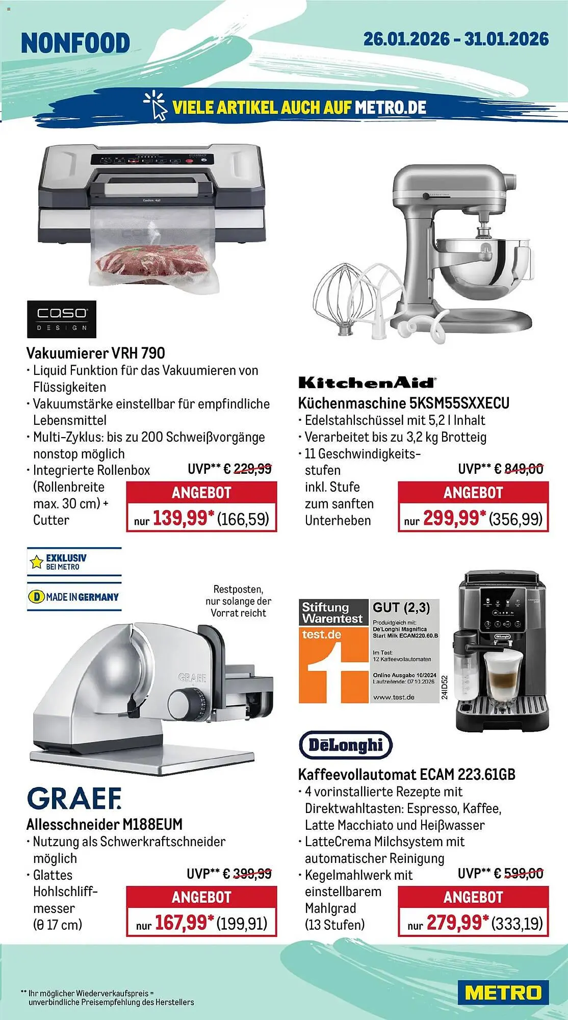 METRO Prospekt von 26. Januar bis 31. Januar 2026 - Prospekt seite 21