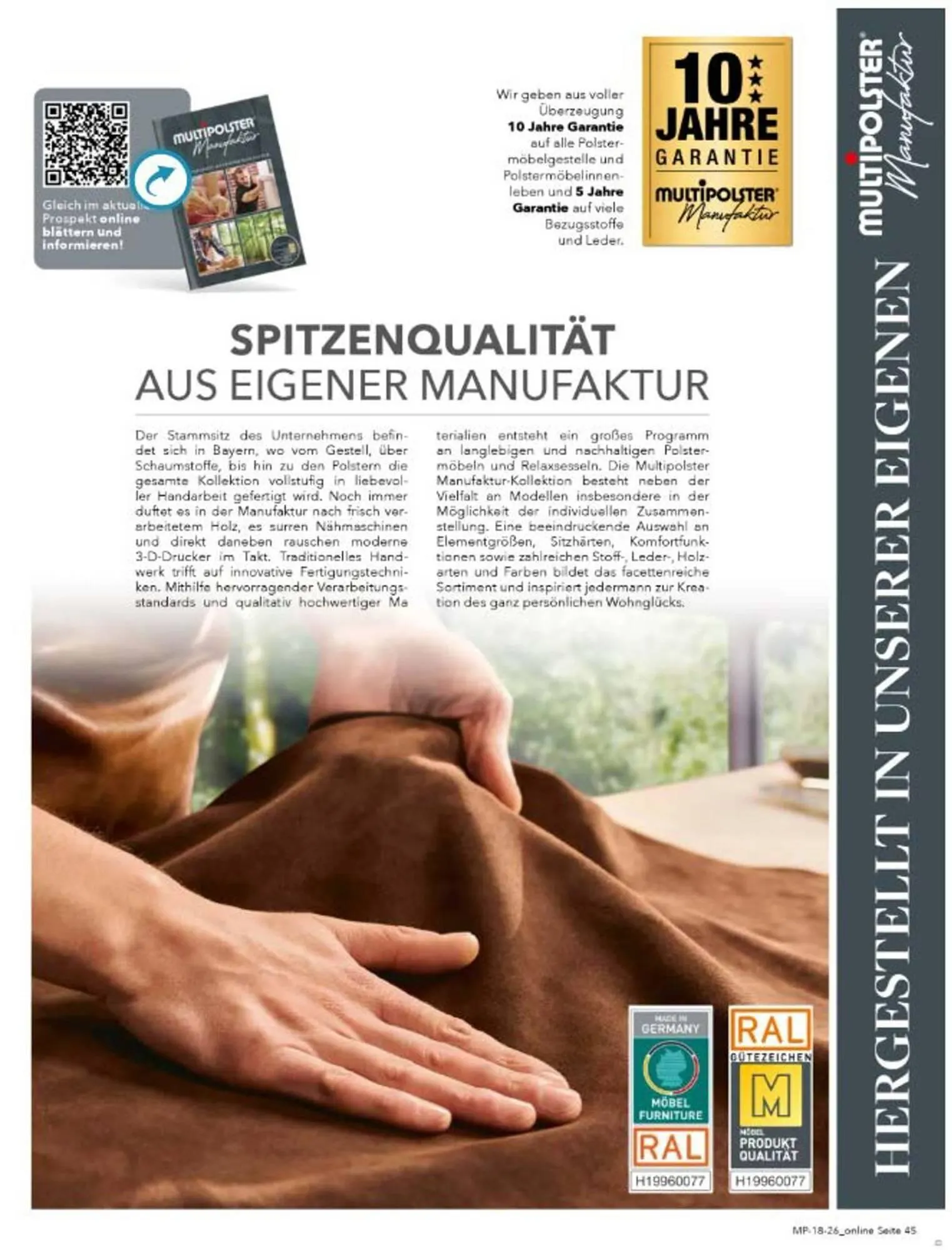 Multipolster Prospekt von 5. Mai bis 30. Mai 2026 - Prospekt seite 45