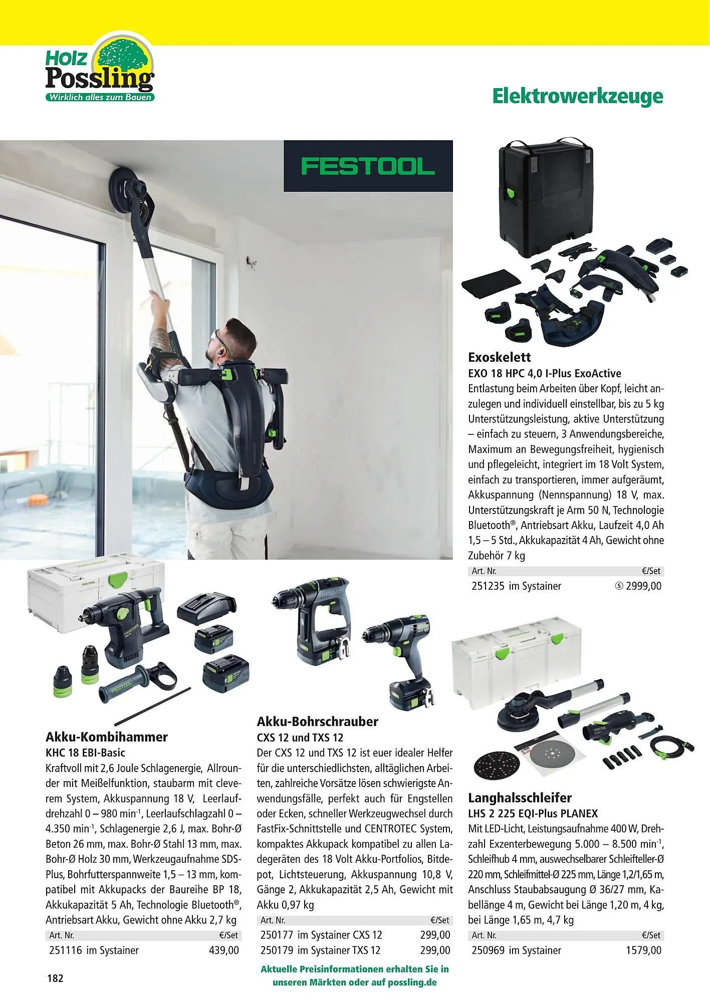 Holz Possling Prospekt von 2. Mai bis 31. Juli 2025 - Prospekt seite 182