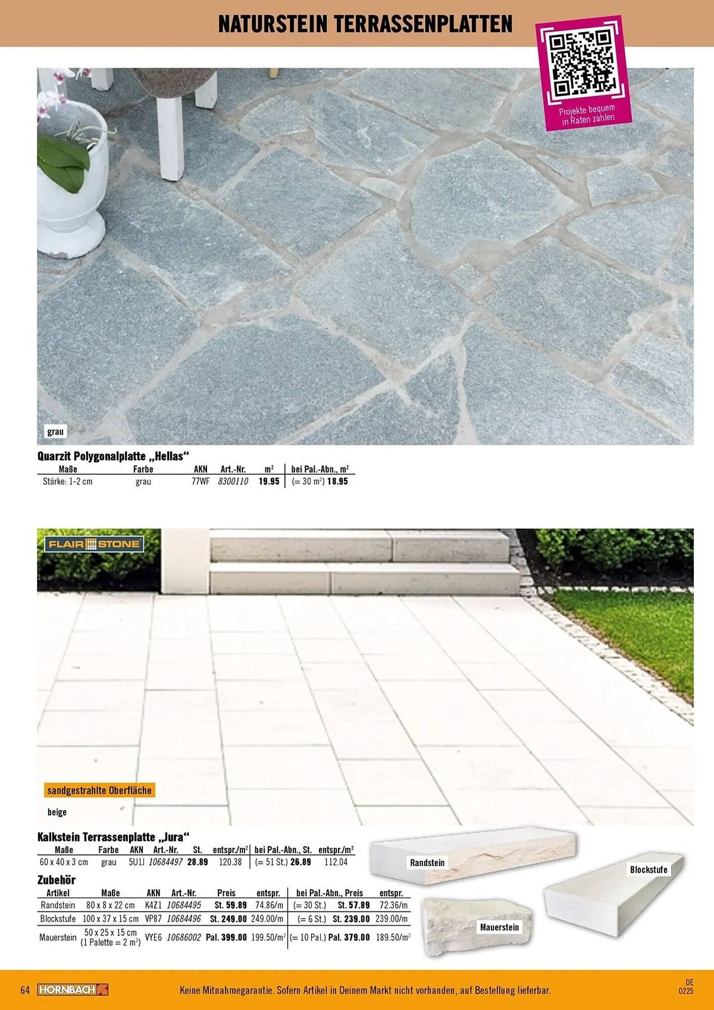 Hornbach Prospekt von 9. April bis 15. April 2025 - Prospekt seite 64