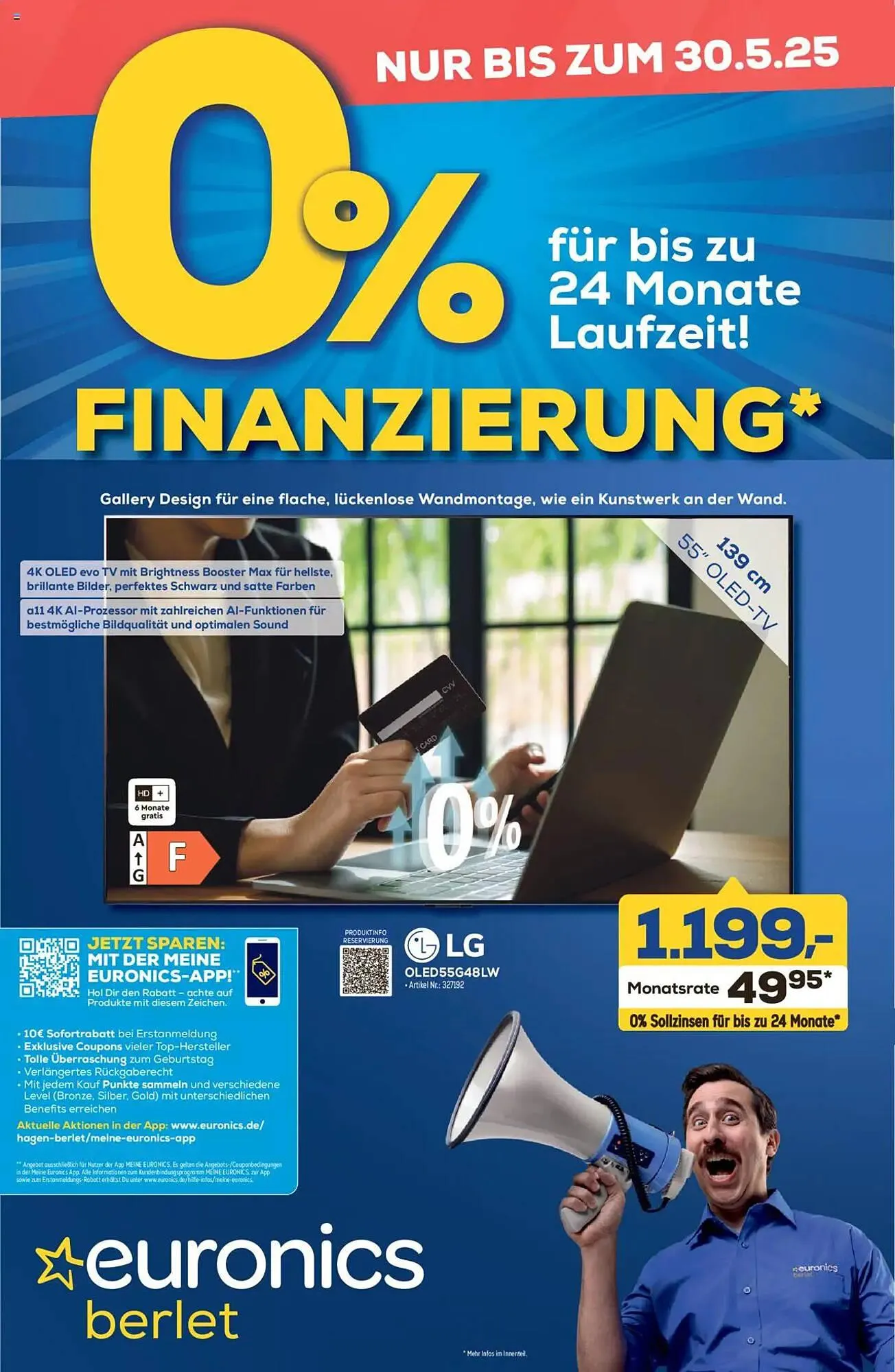 Euronics Prospekt von 22. Mai bis 30. Mai 2025 - Prospekt seite 1