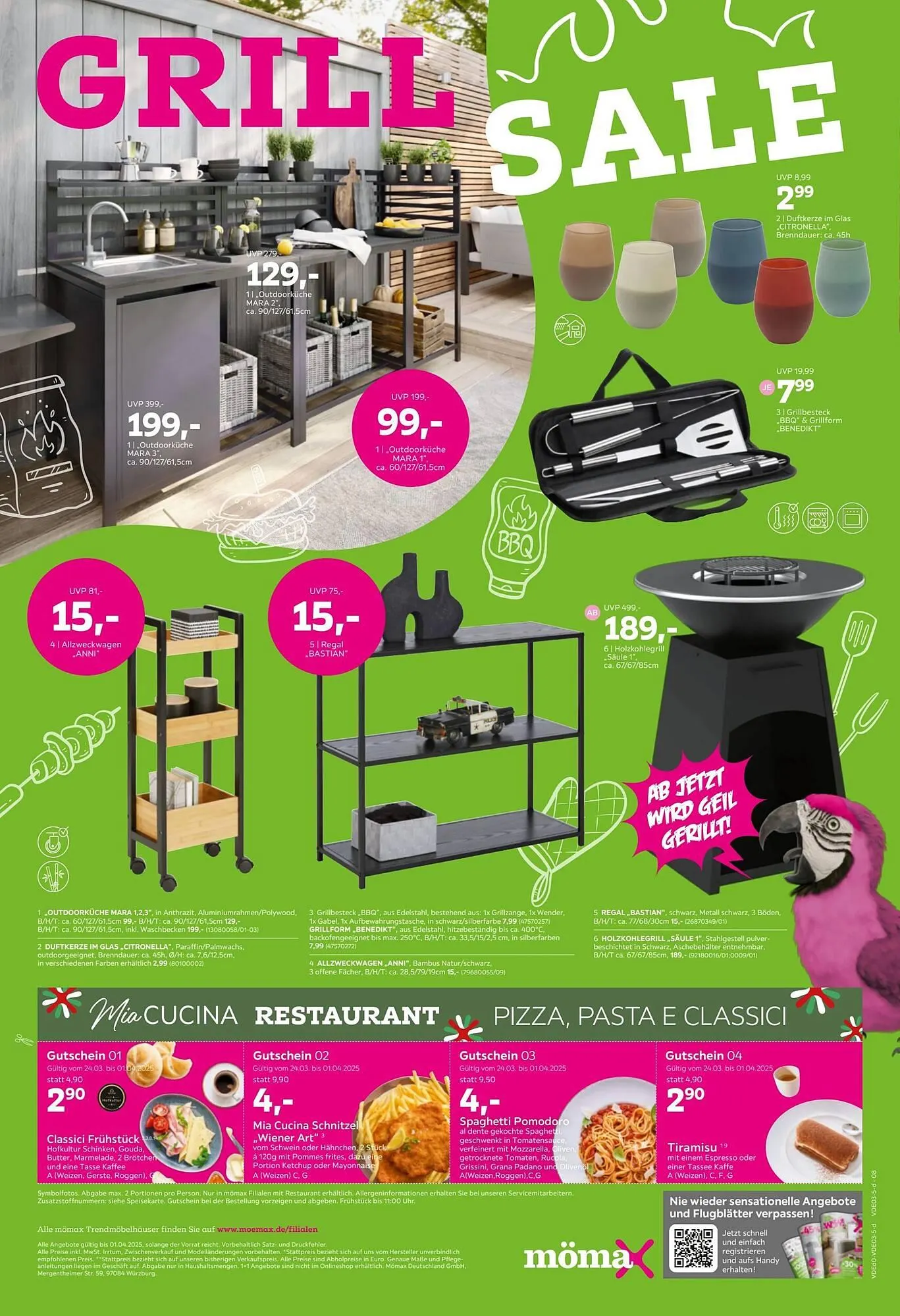 Mömax Prospekt von 24. März bis 2. April 2025 - Prospekt seite 8