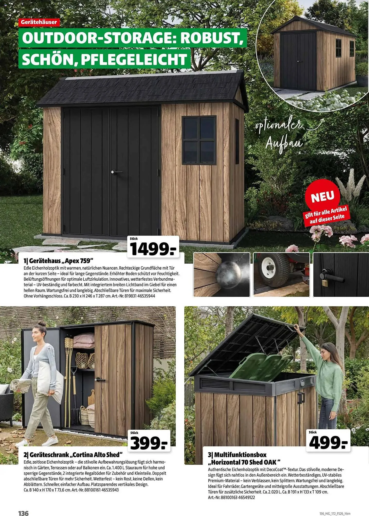 Hagebau Prospekt von 2. März bis 31. Dezember 2026 - Prospekt seite 136