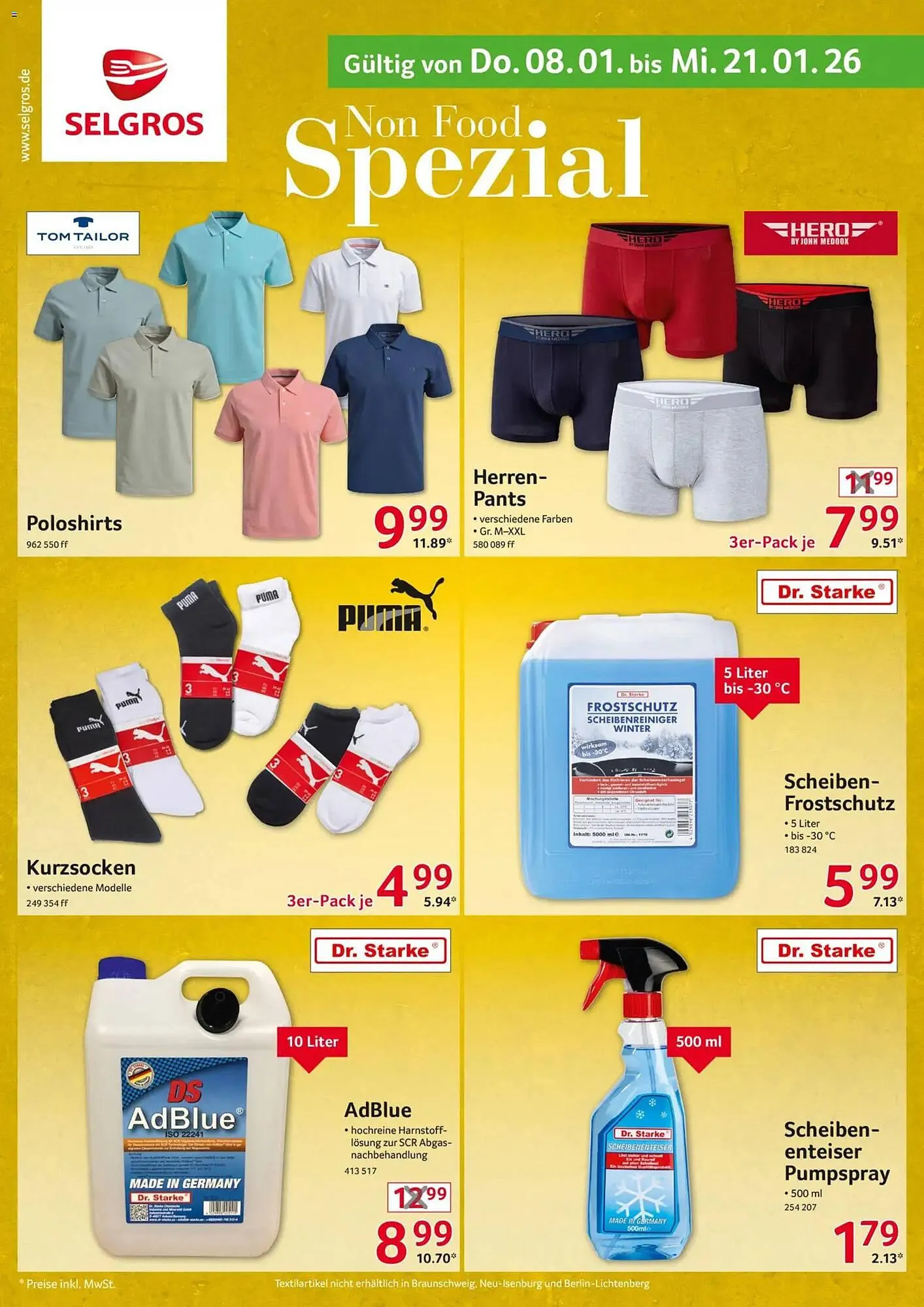 Selgros Prospekt von 8. Januar bis 21. Januar 2026 - Prospekt seite 1