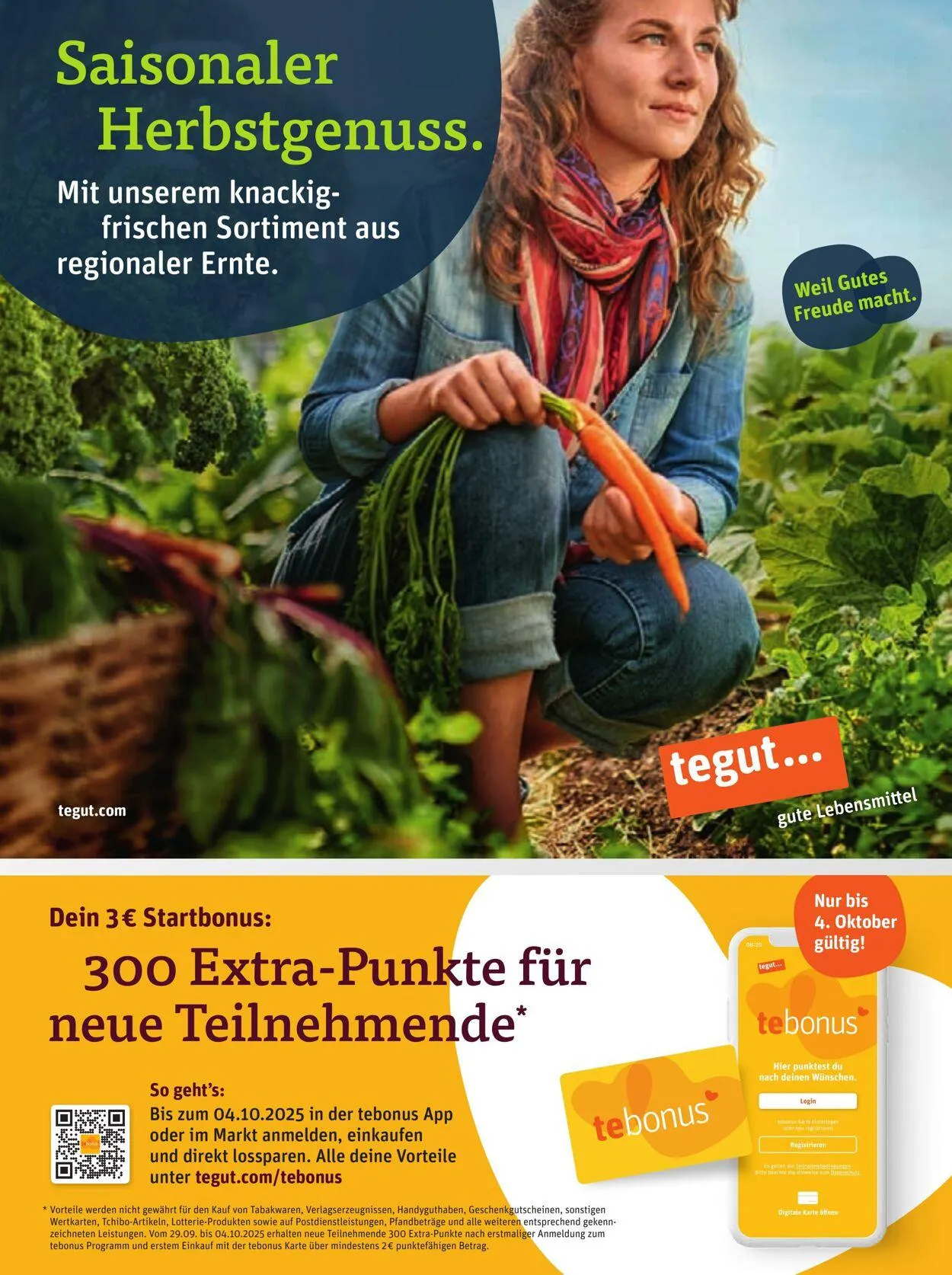 Tegut Aktueller Prospekt von 29. September bis 5. Oktober 2025 - Prospekt seite 9