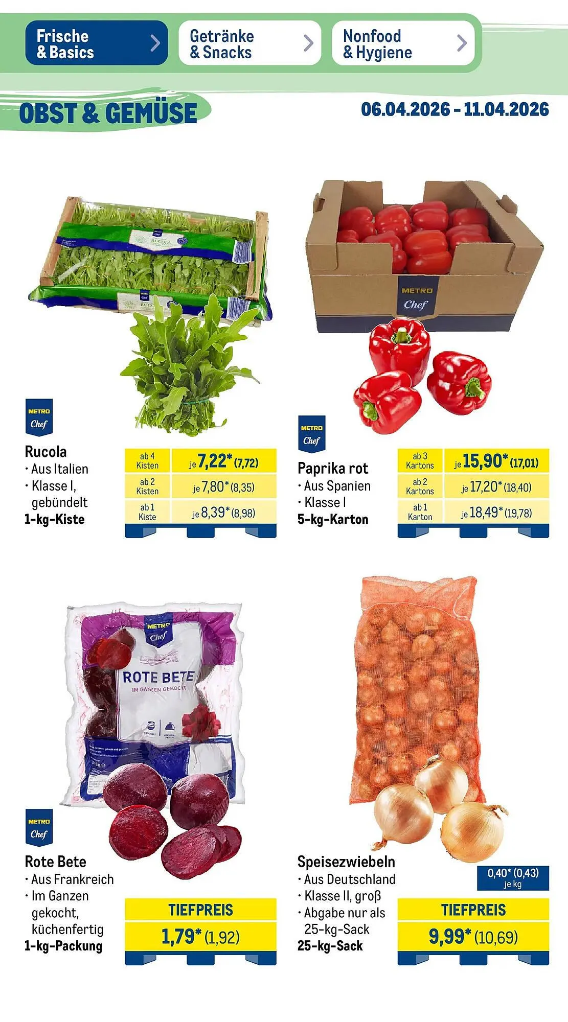 METRO Prospekt von 5. April bis 11. April 2026 - Prospekt seite 11