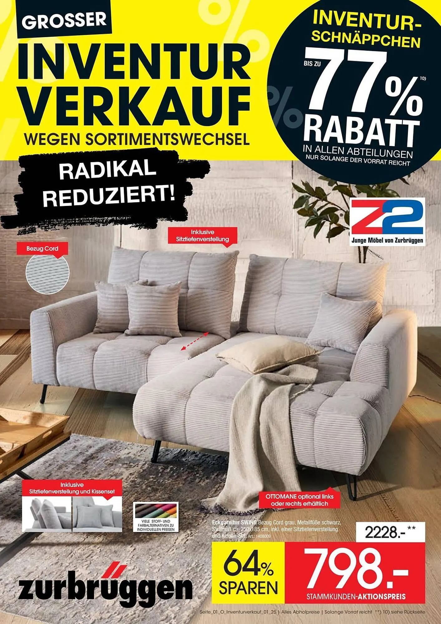 Zurbrüggen Prospekt von 31. Mai bis 6. Juni 2025 - Prospekt seite 1