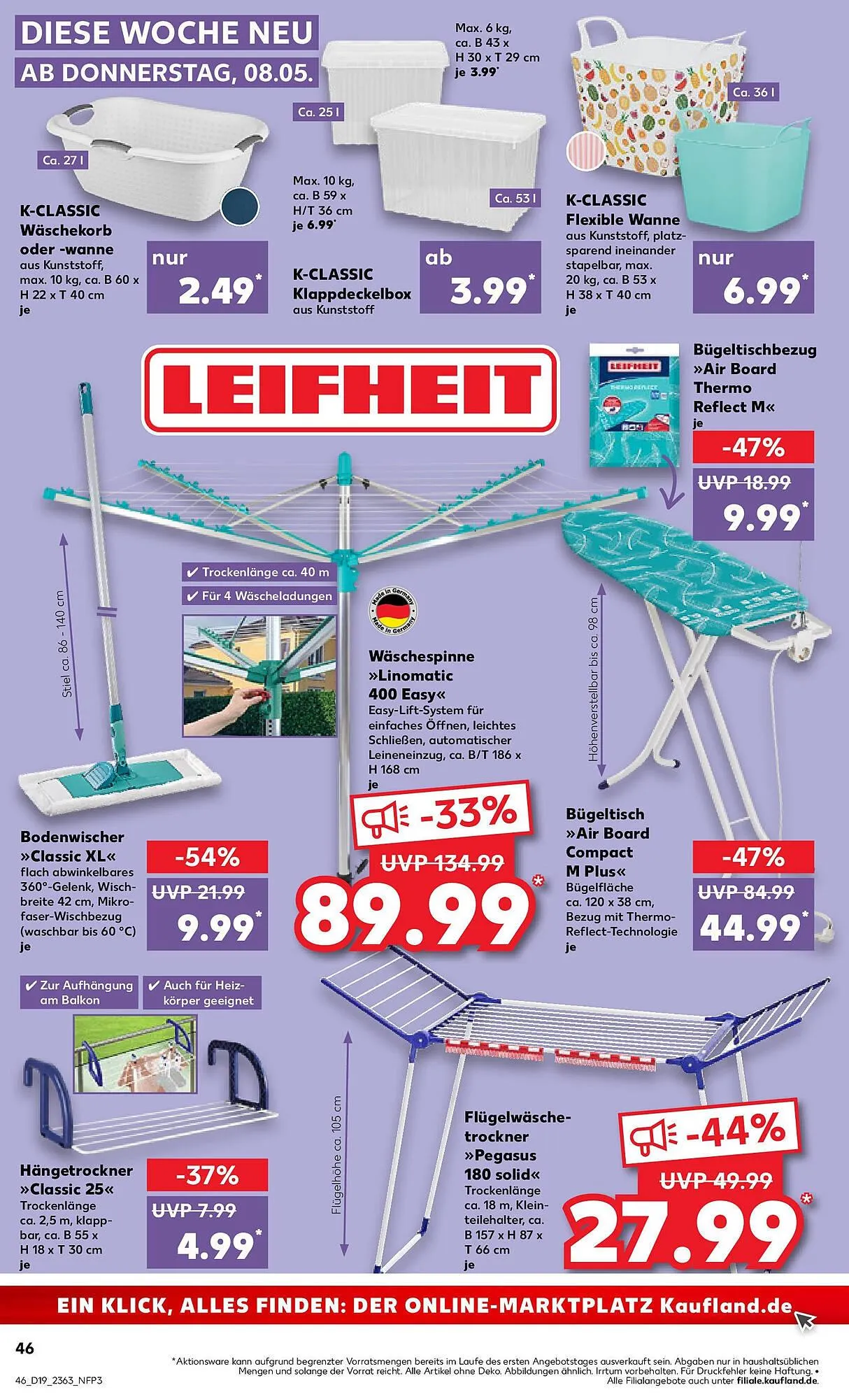 Kaufland Prospekt - Regio-Wochen von 7. Mai bis 14. Mai 2025 - Prospekt seite 46