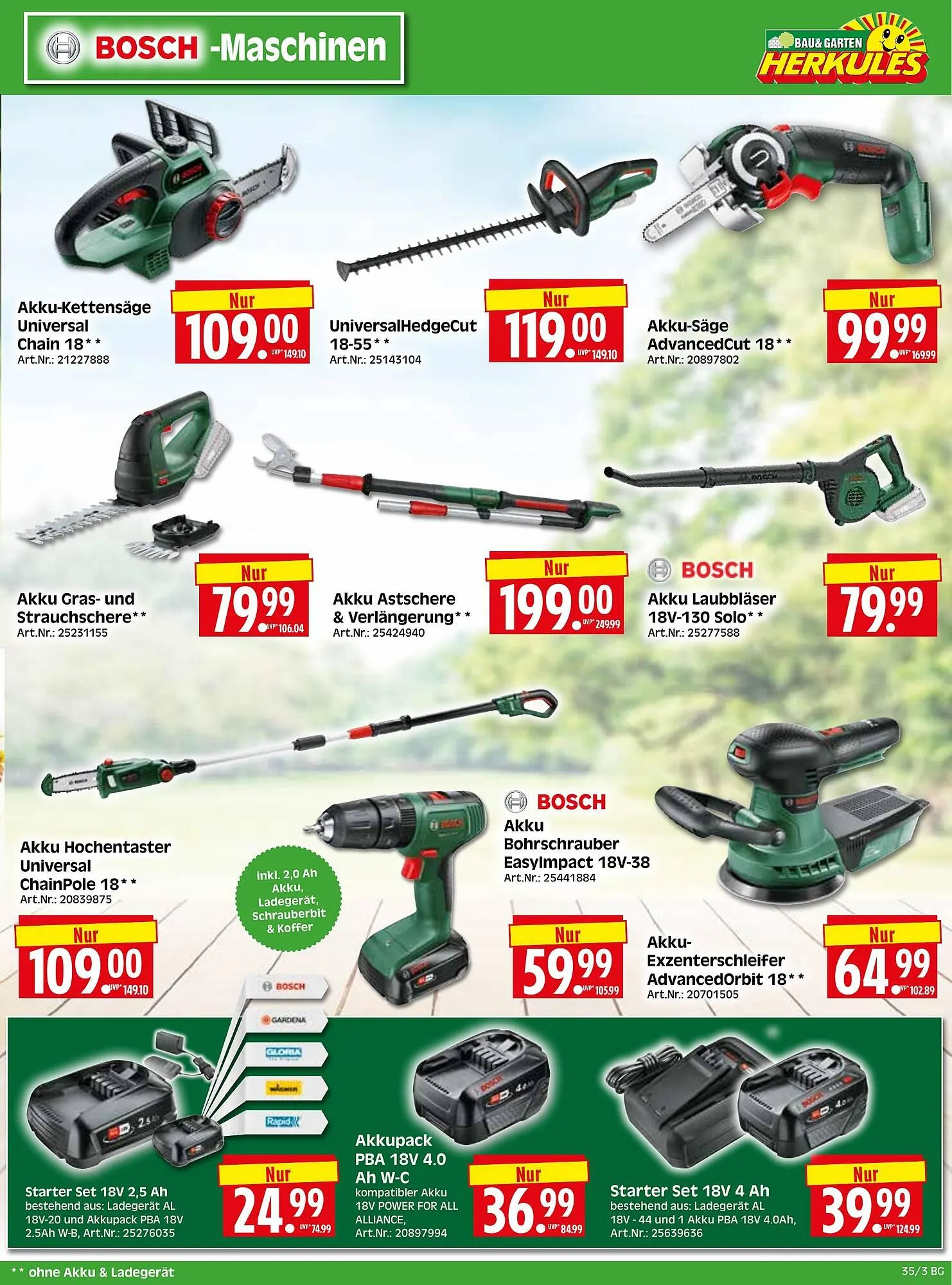 Herkules Baumarkt Prospekt von 25. August bis 30. August 2025 - Prospekt seite 3