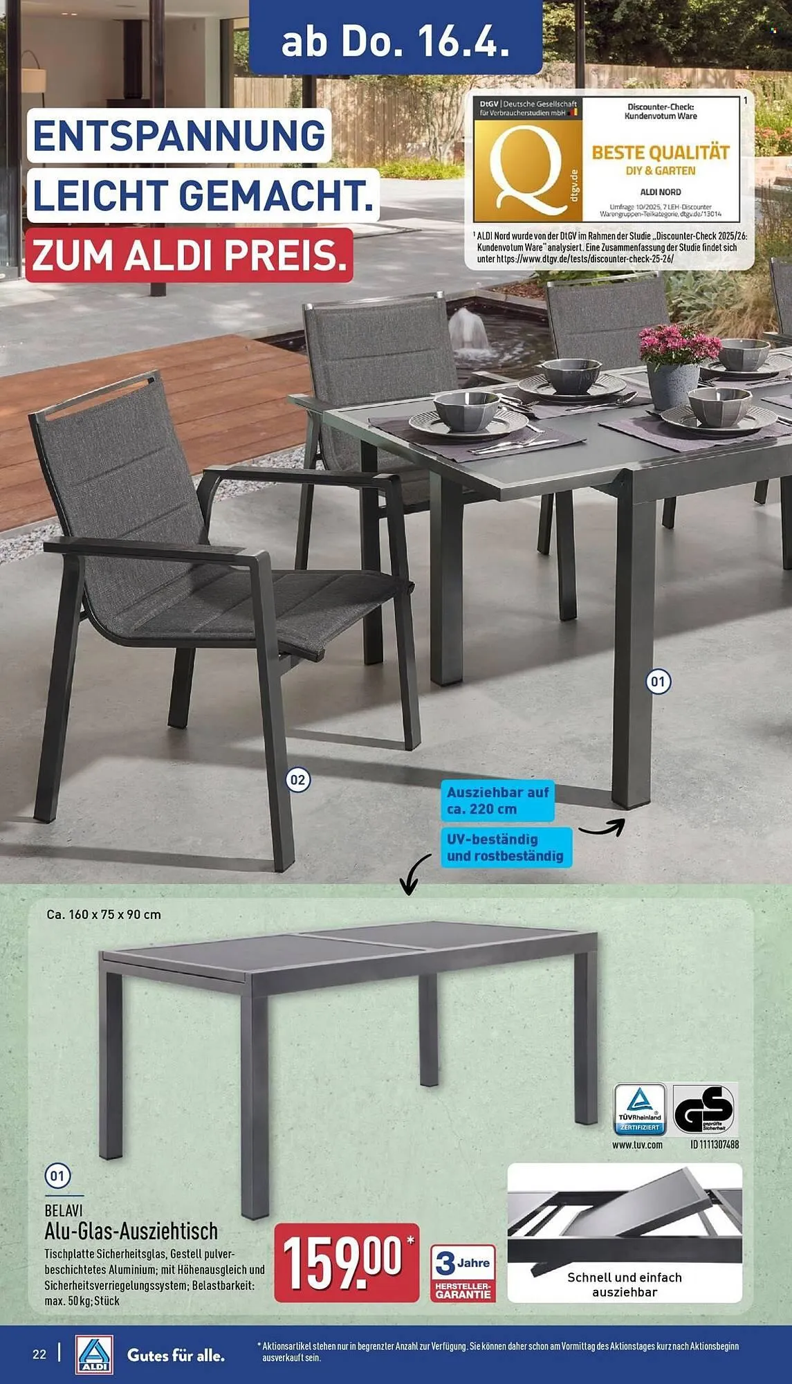 Aldi Nord Prospekt von 13. April bis 18. April 2026 - Prospekt seite 26