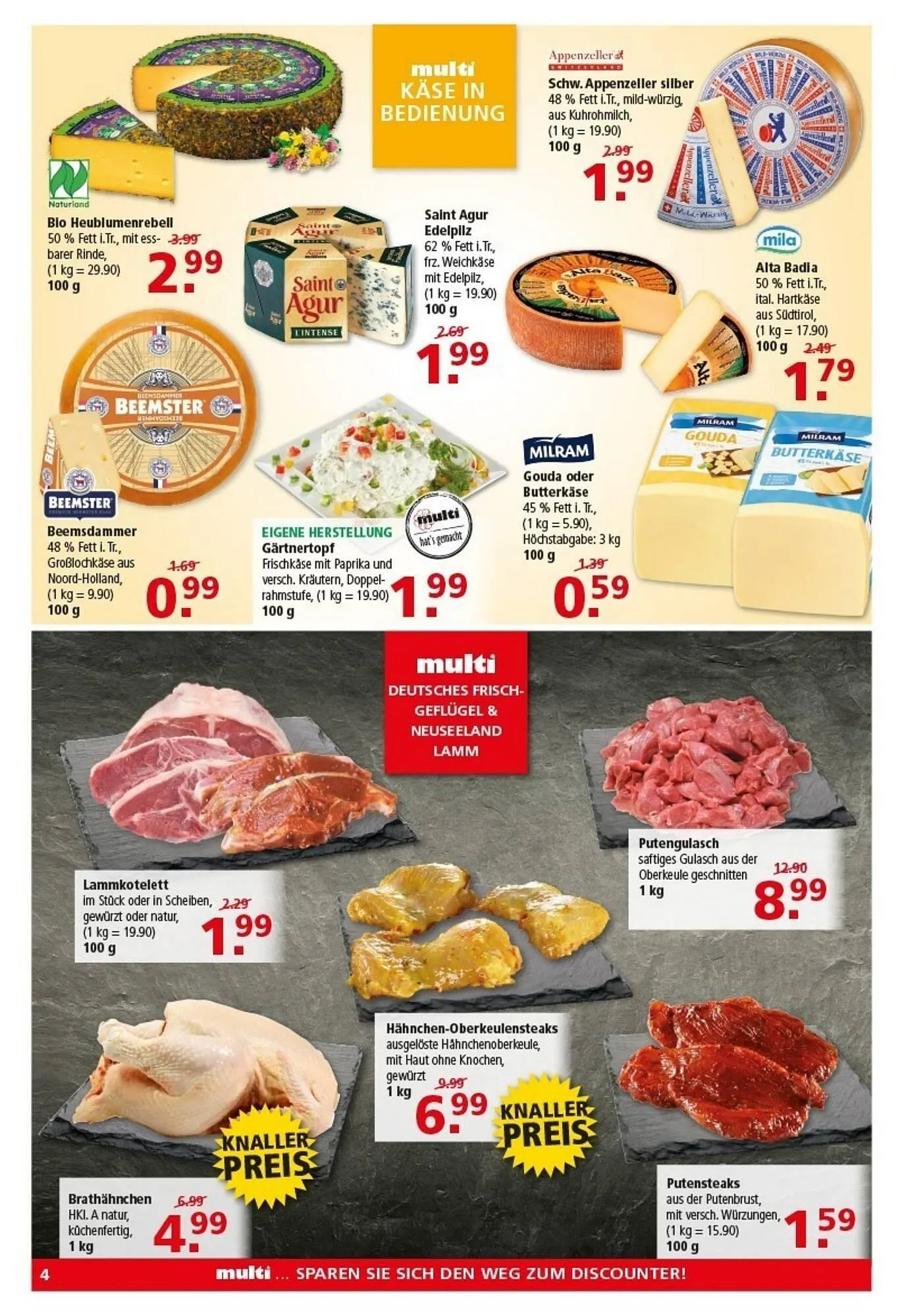 Multi Markt Prospekt von 6. April bis 11. April 2026 - Prospekt seite 4