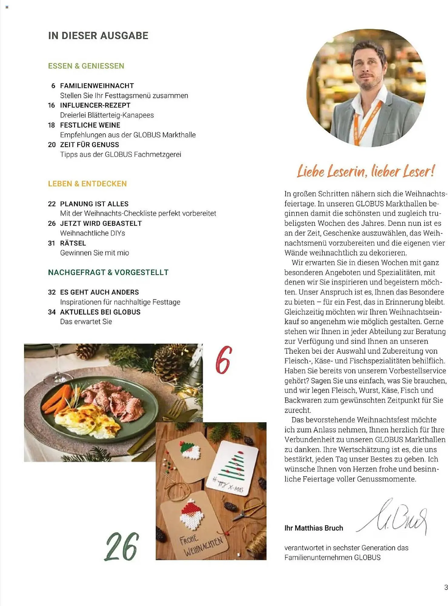 Globus Mio Magazin von 1. Dezember bis 31. Dezember 2025 - Prospekt seite 3