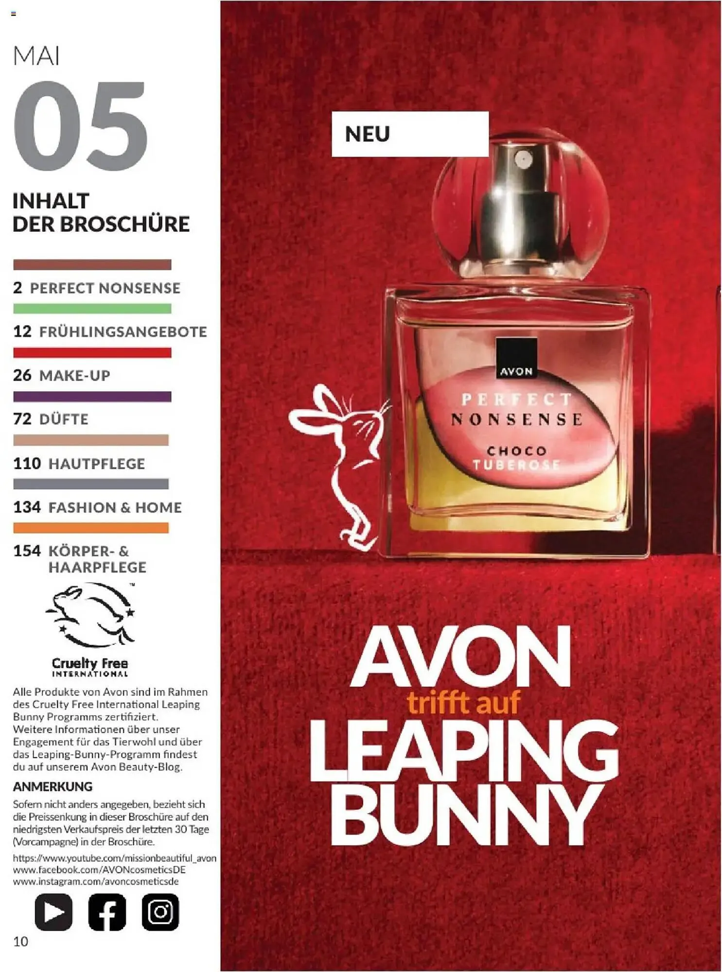 Avon Prospekt von 1. Mai bis 31. Mai 2025 - Prospekt seite 10