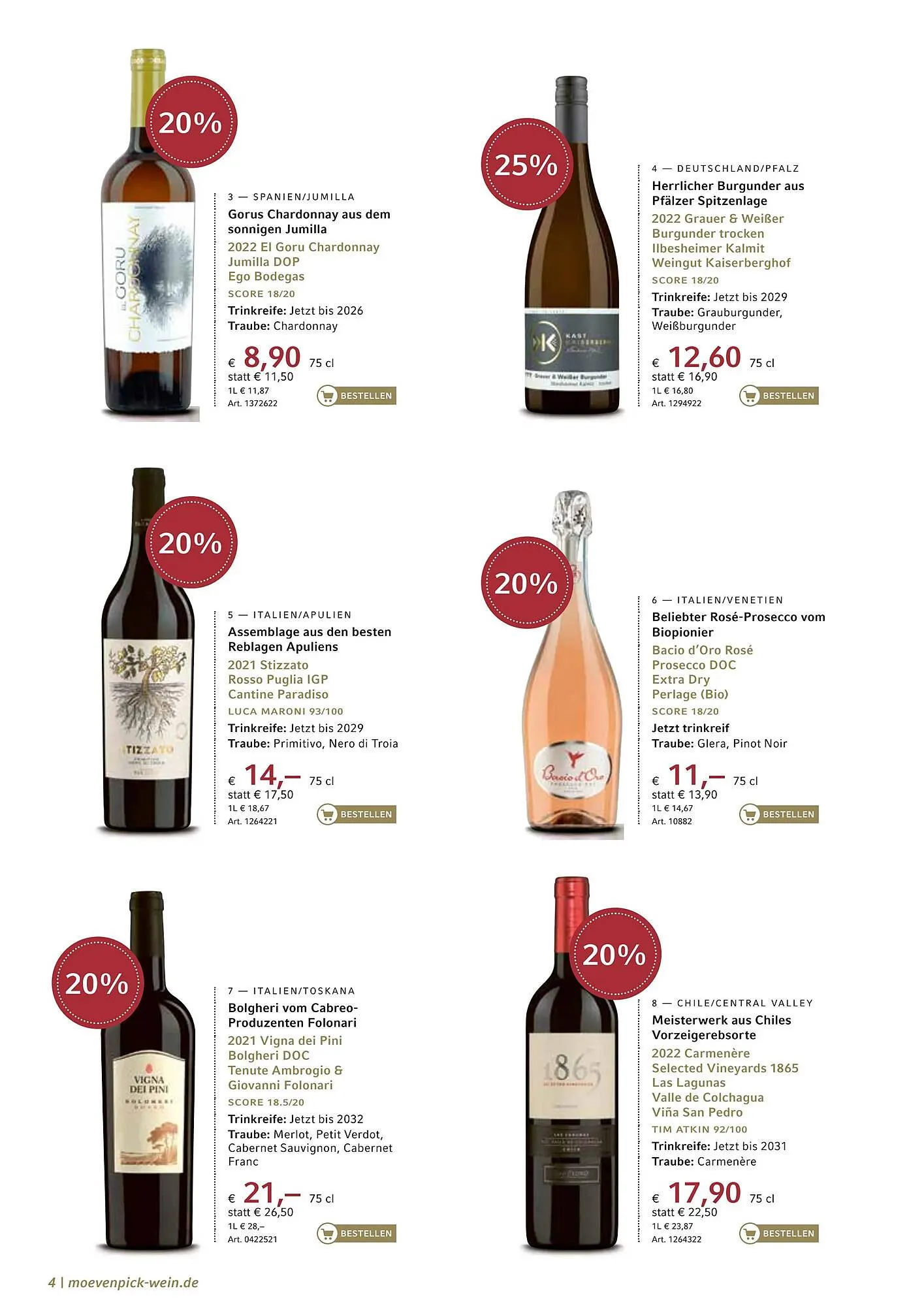 Mövenpick Wein Prospekt von 31. Dezember bis 2. Februar 2025 - Prospekt seite 4