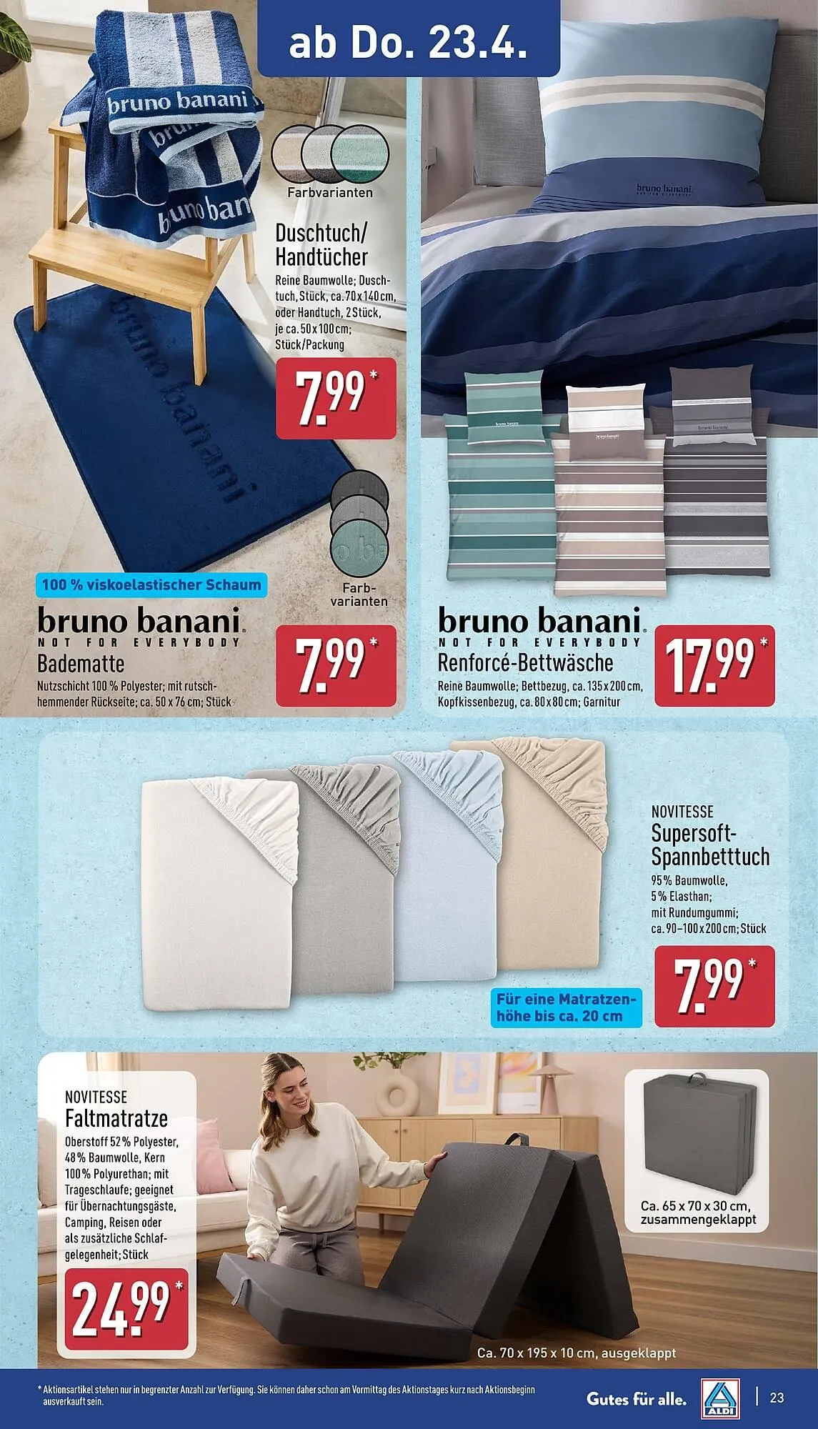 Aldi Nord Prospekt von 20. April bis 25. April 2026 - Prospekt seite 23