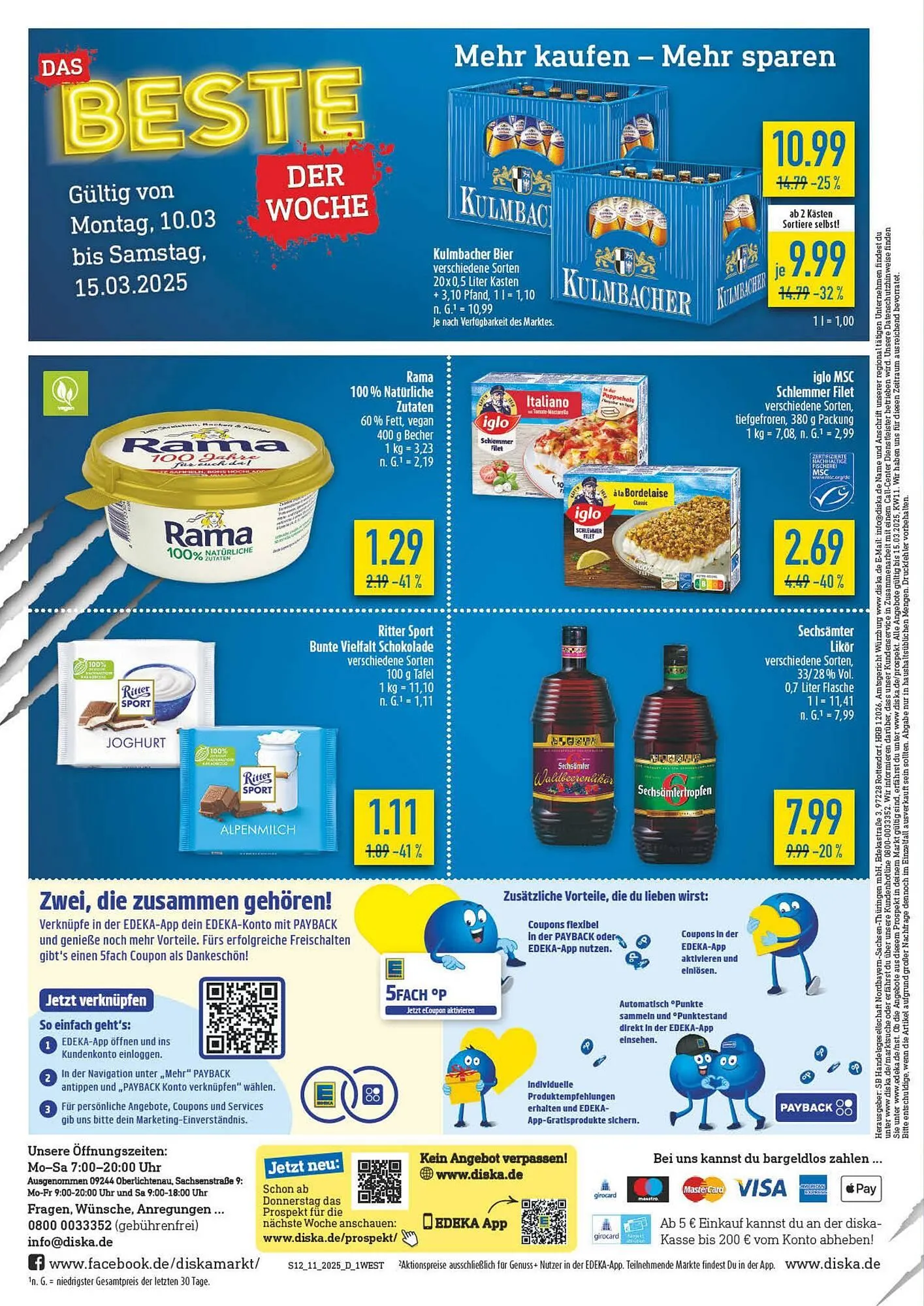 diska Prospekt von 10. März bis 15. März 2025 - Prospekt seite 12